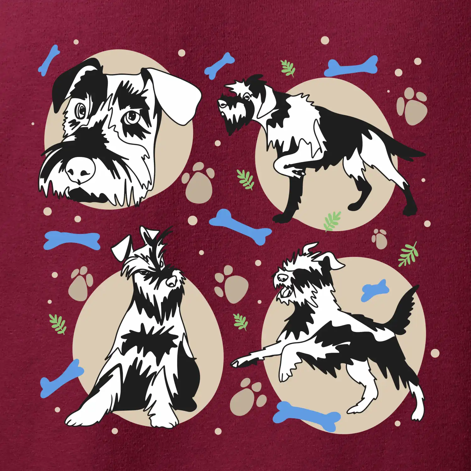 Knírač - 4 obrázky