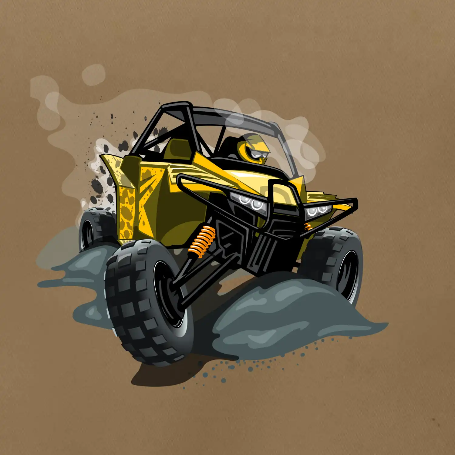 ATV bugina žlutá