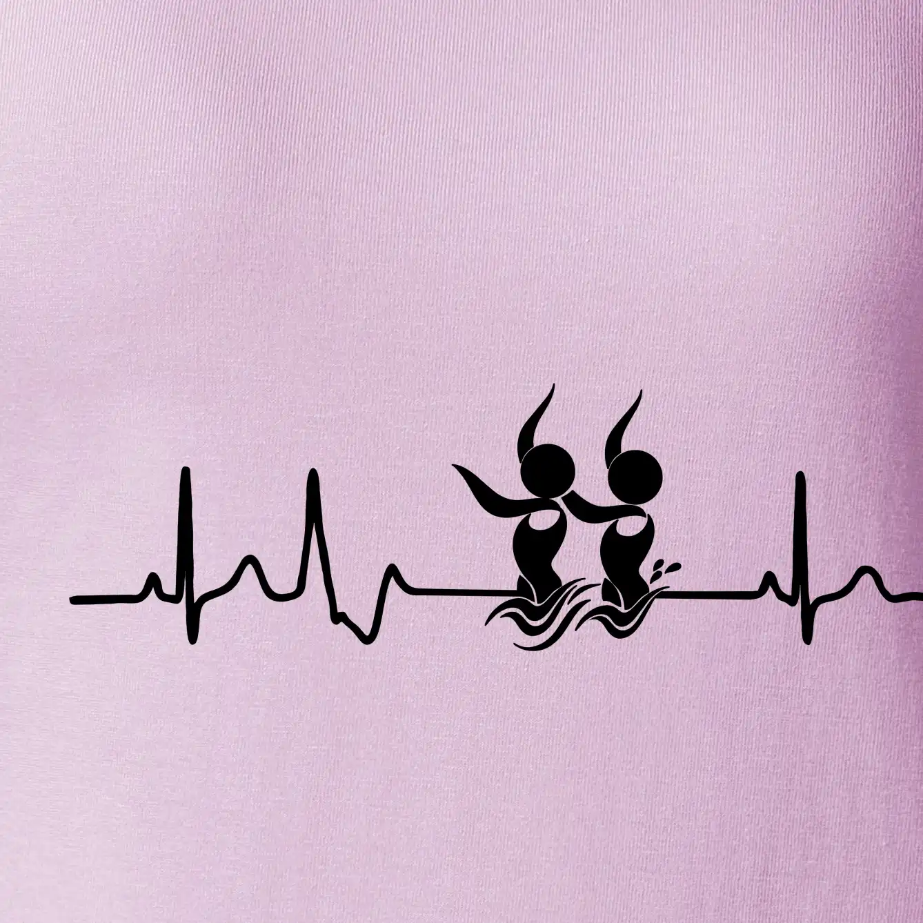 EKG synchronizované plavání