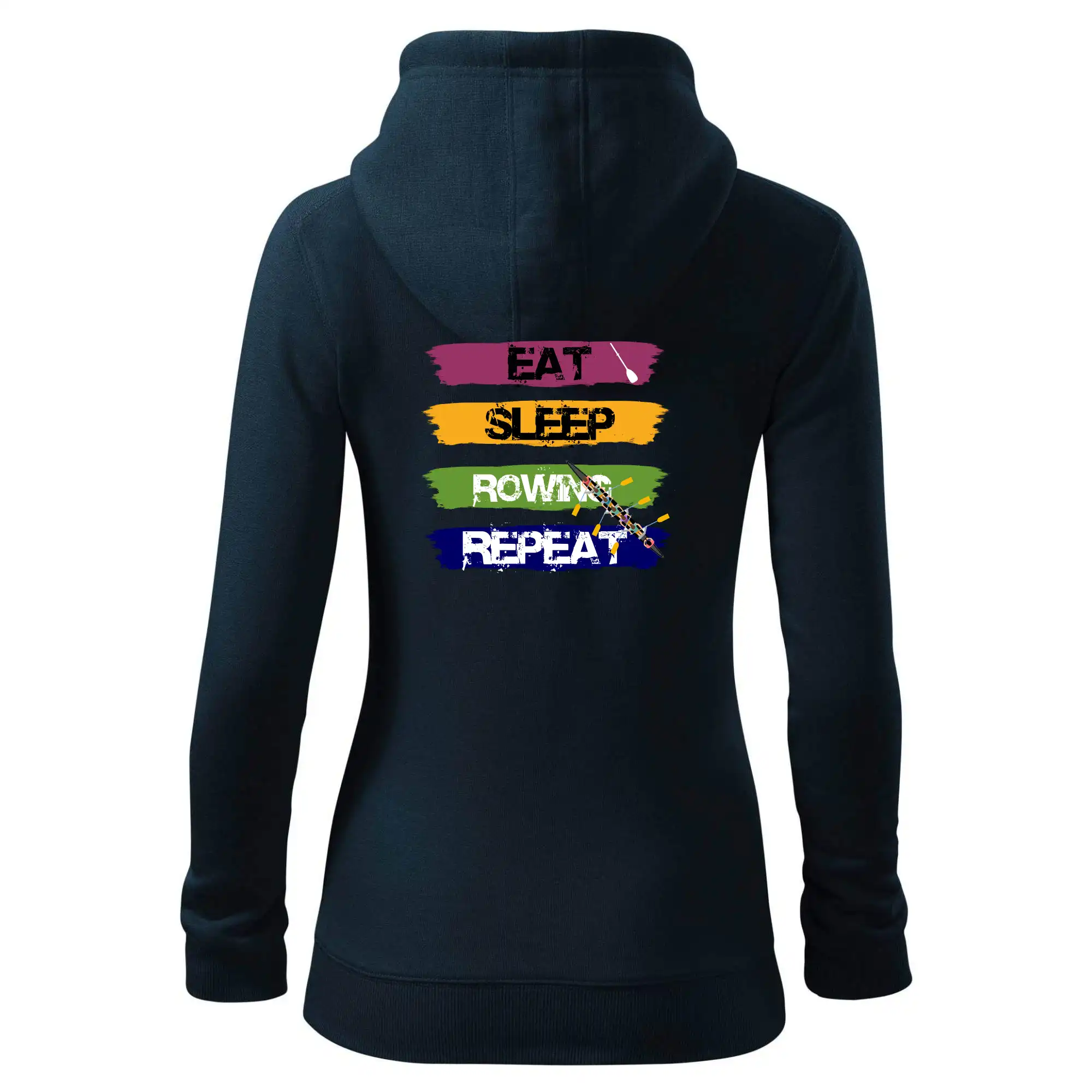 Eat sleep rowing repeat barevné
