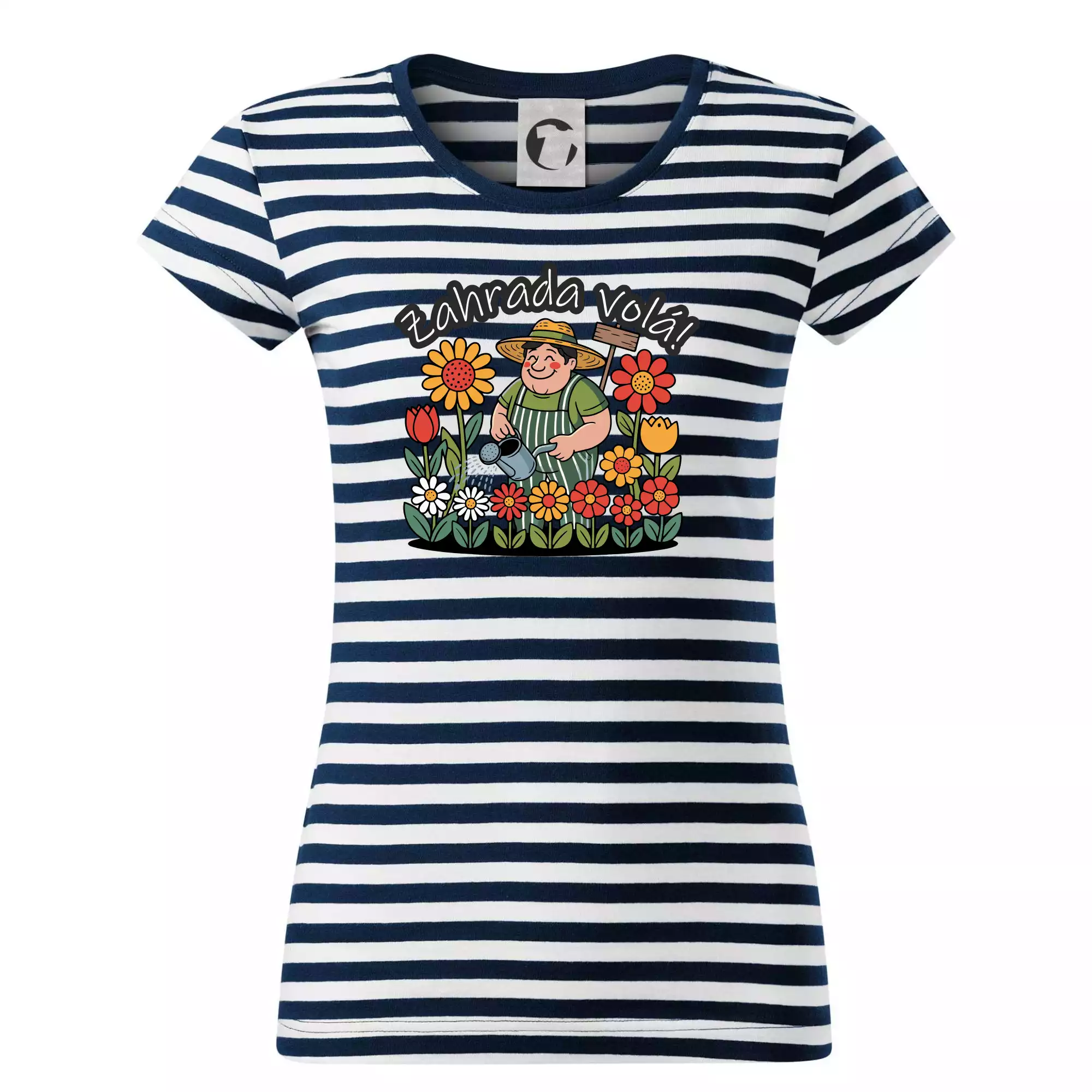 Zahrada volá - zahradník a slunečnice