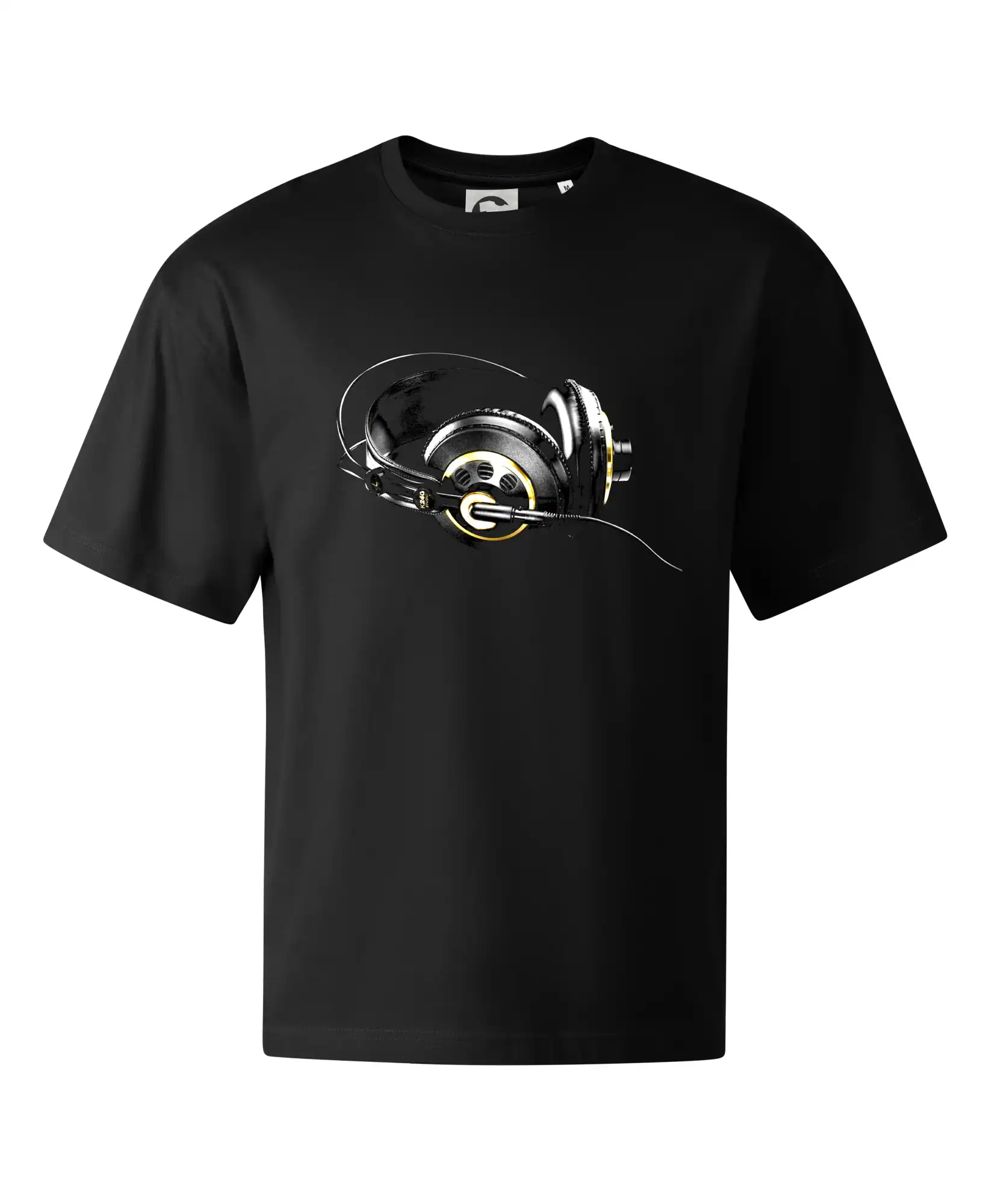 DJ sluchátka zlatá