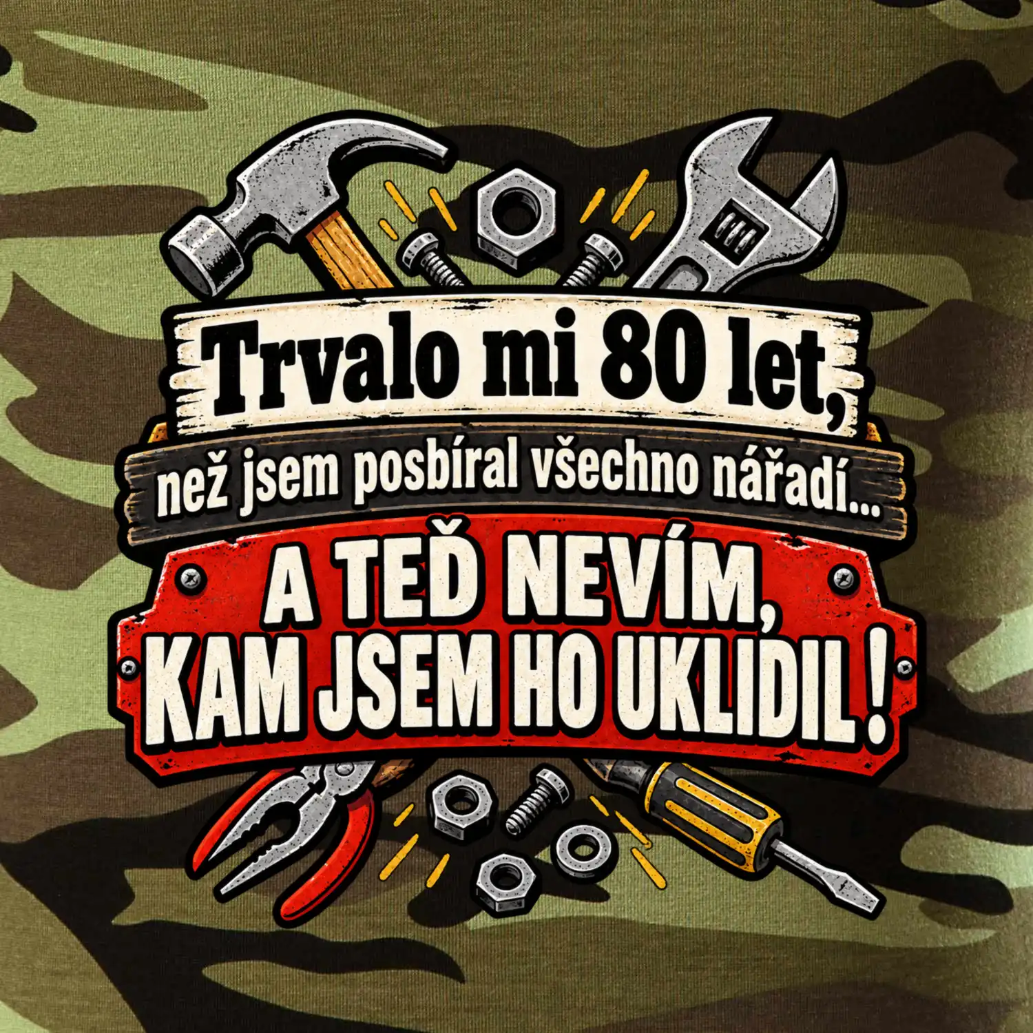 Trvalo mi  80 let, než jsem posbíral všechno nářadí