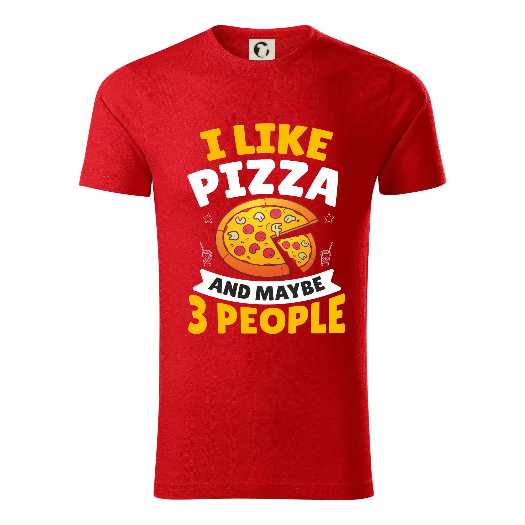 I like pizza and maybe 3 people