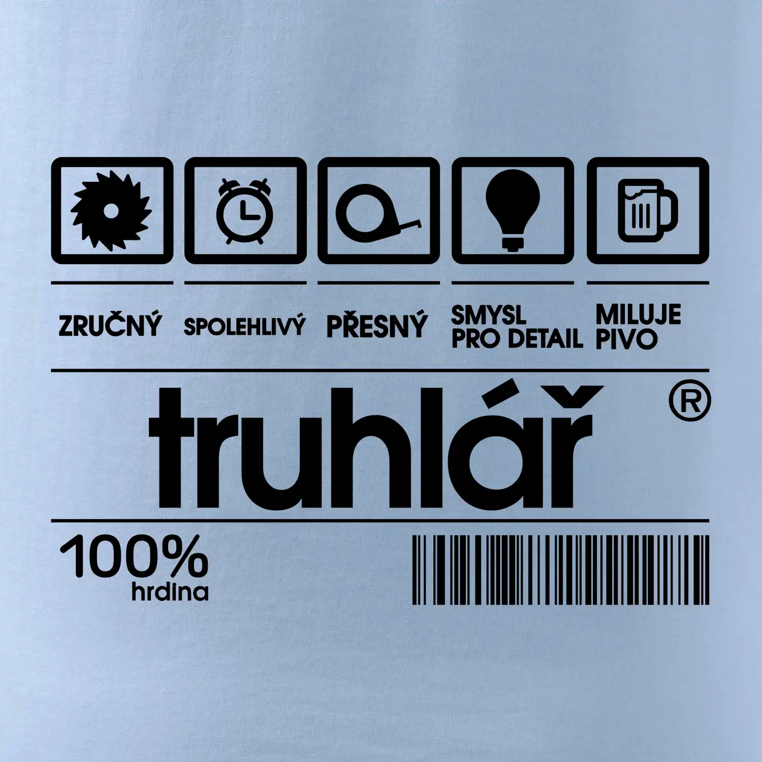 Čárový kód truhlář