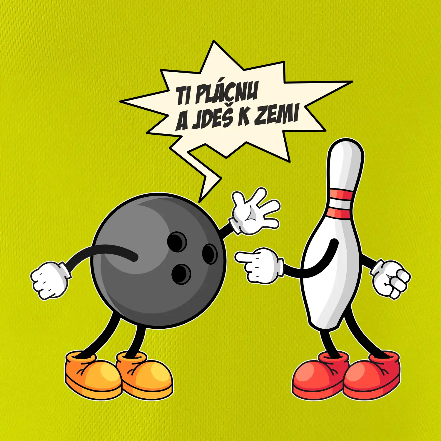 Ti jednu plácnu a jdeš k zemi