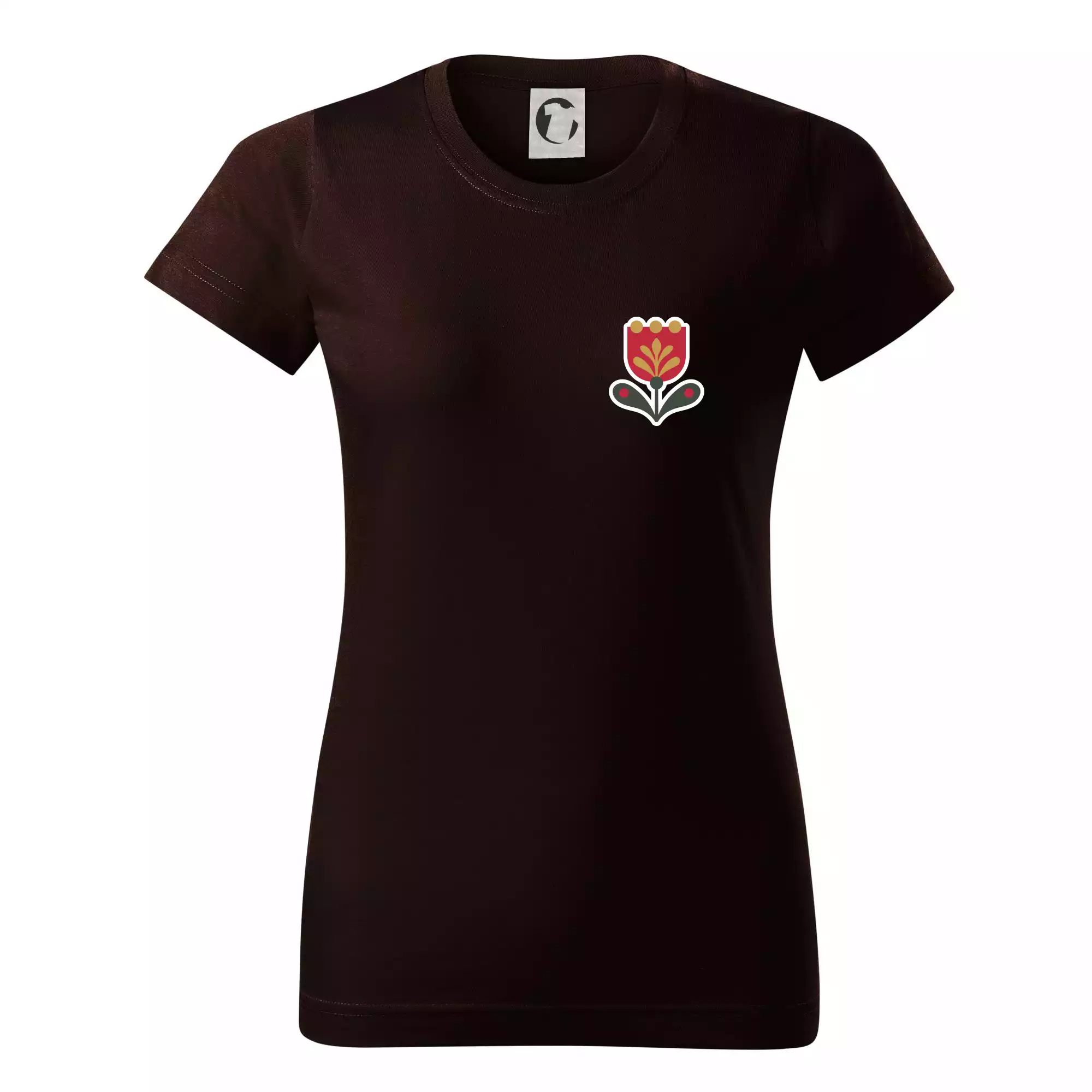 Folklor na prsu tulipán