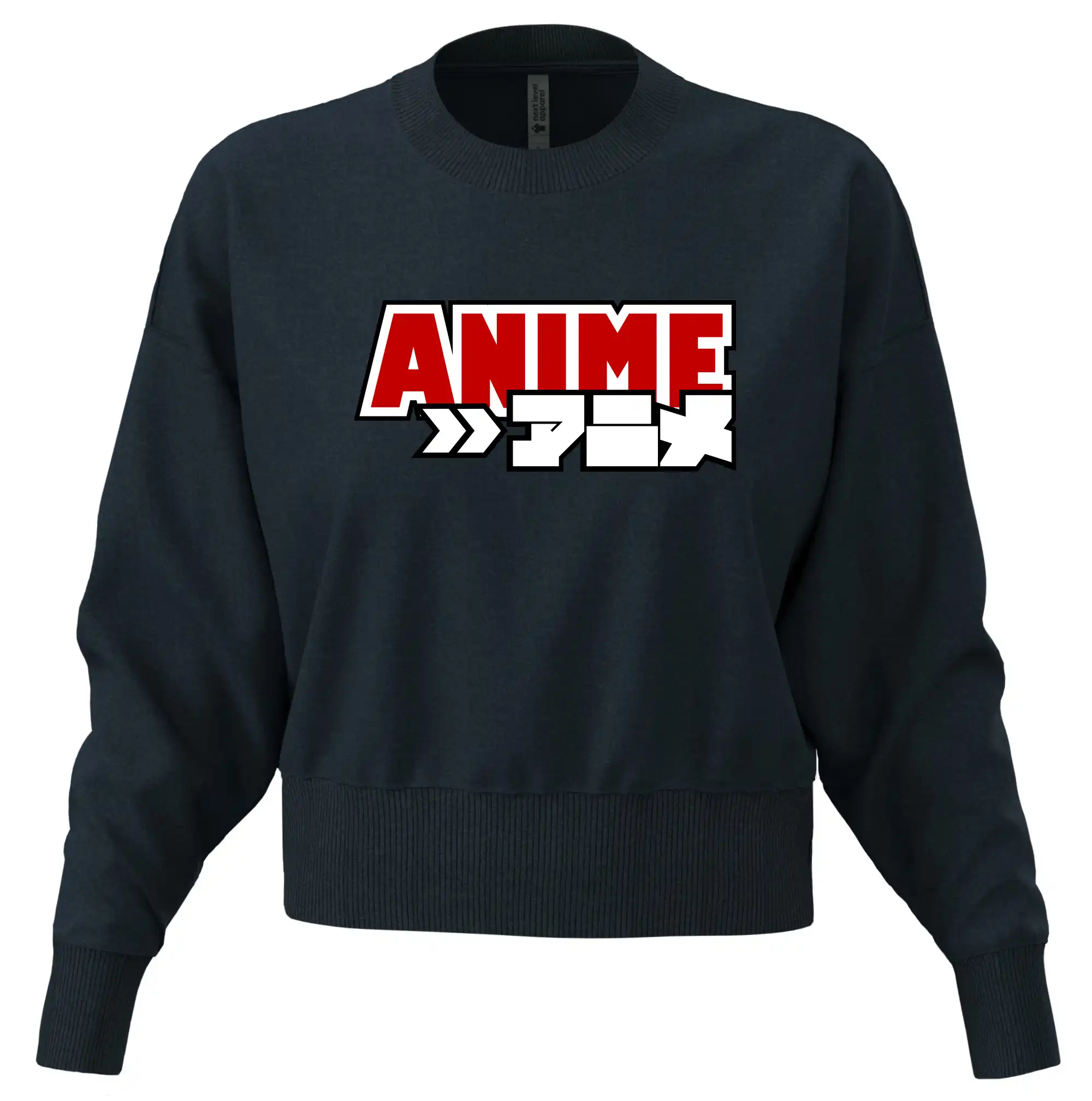 Anime nápis červený