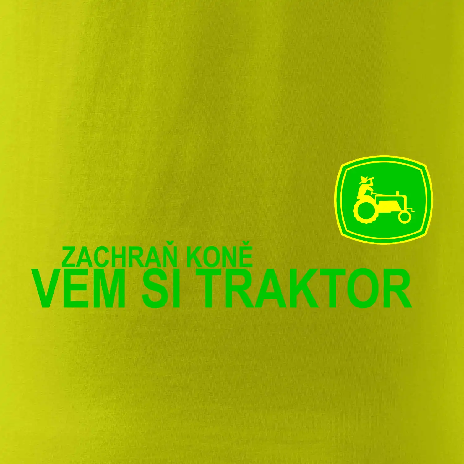 Zachraň koně, vem si traktor!