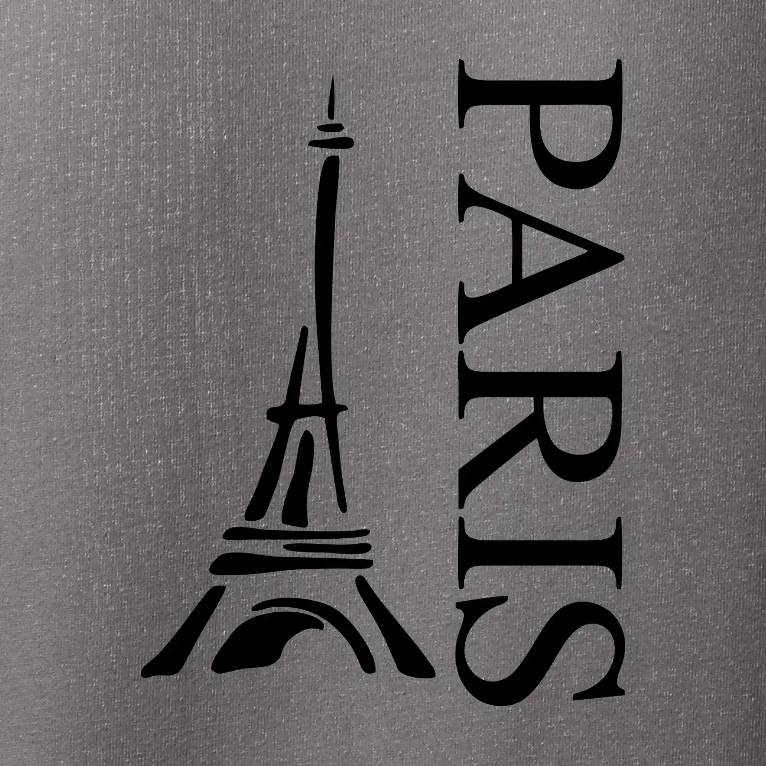 Paris nápis Eiffelovka na výšku