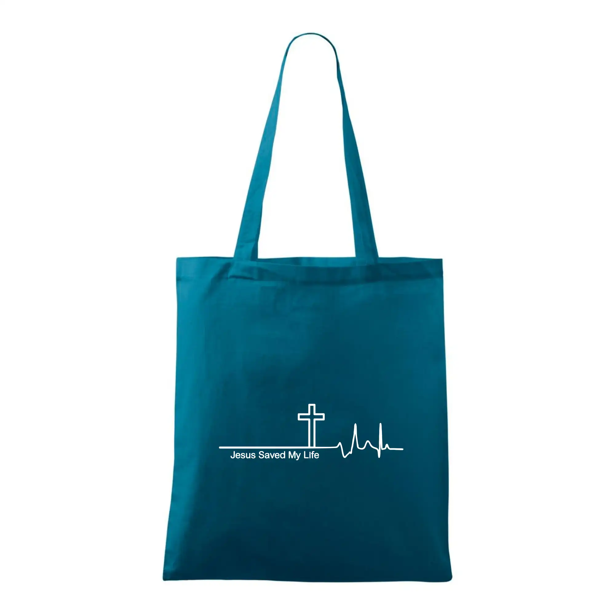 Jesus Saved My Life kříž ekg