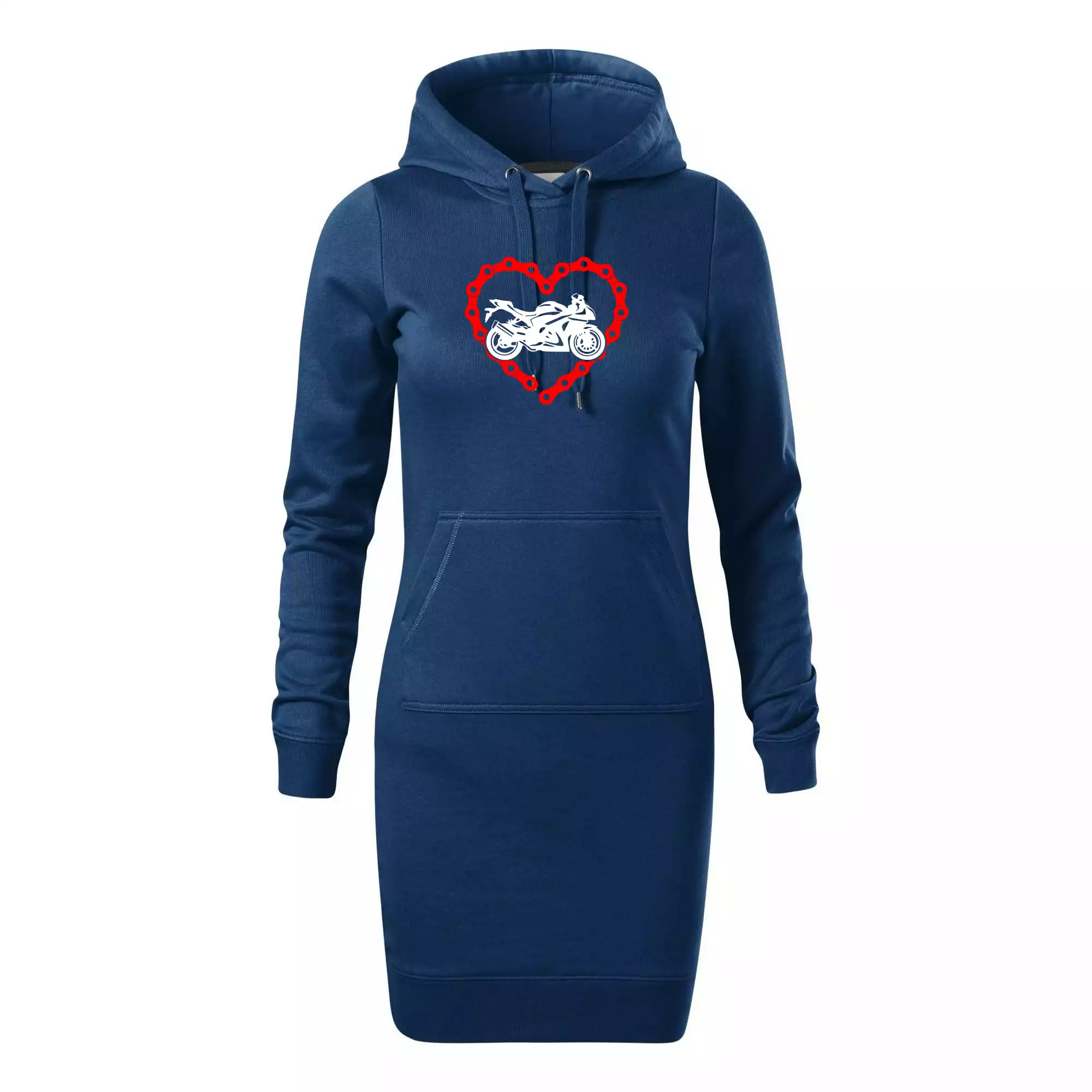 Moto srdce řetěz - silniční