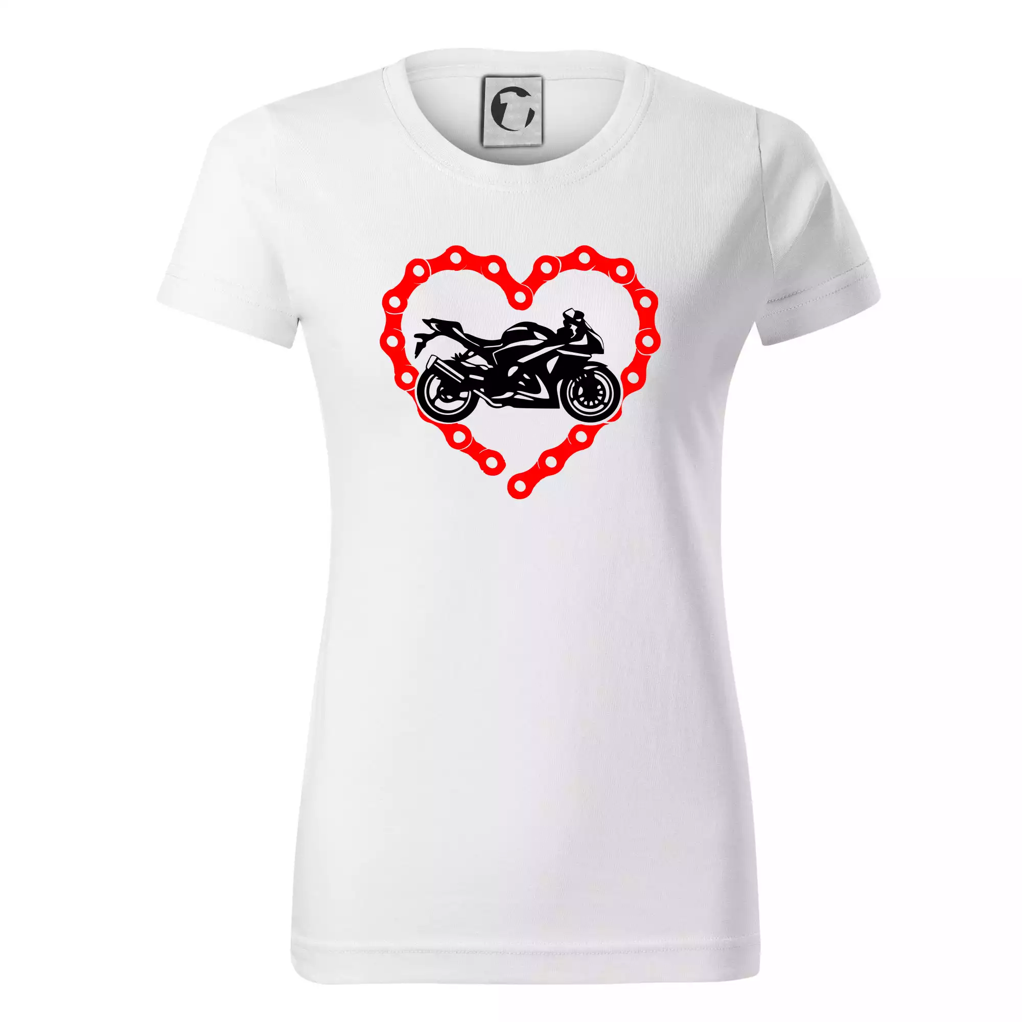 Moto srdce řetěz - silniční