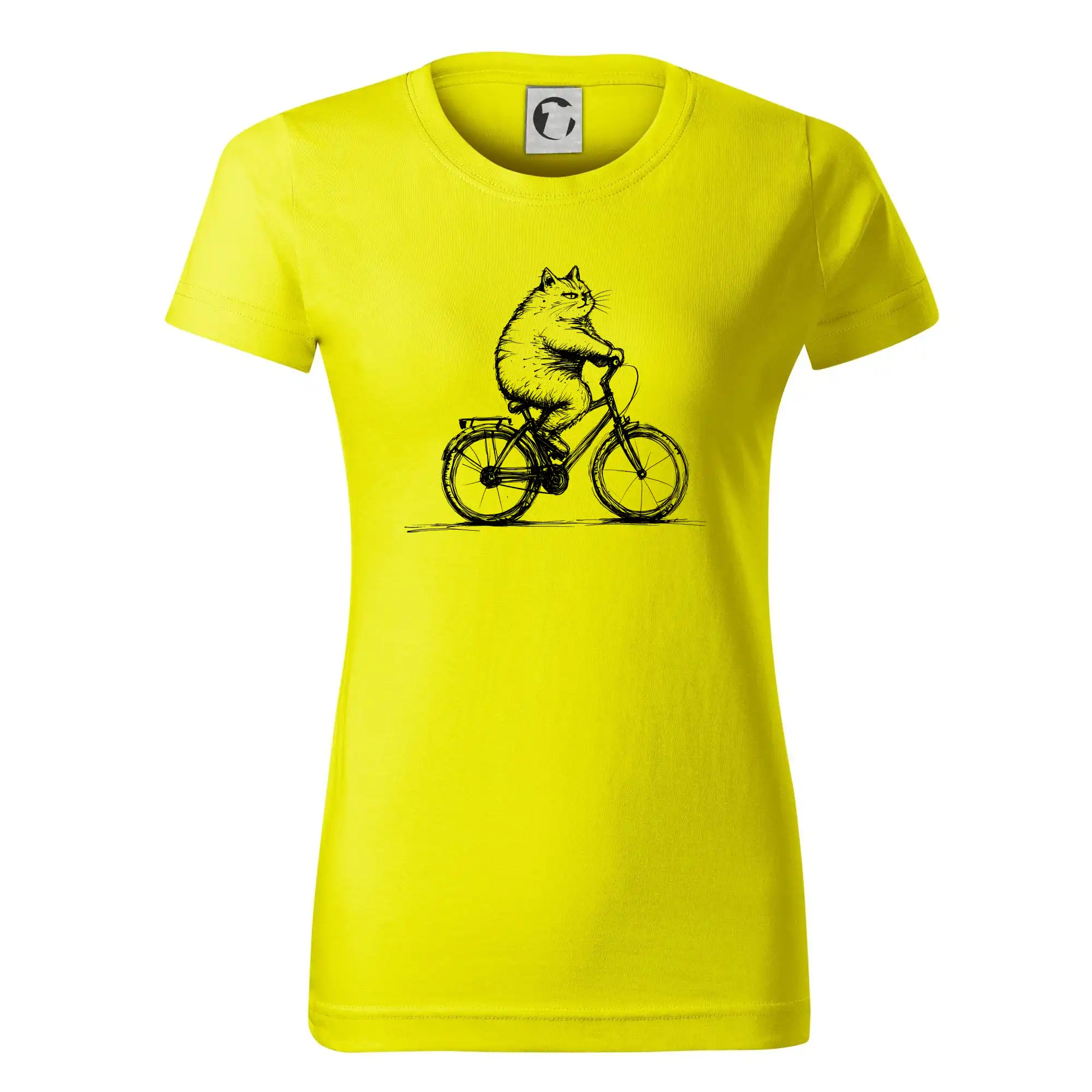 Tlustá kočka  na kole