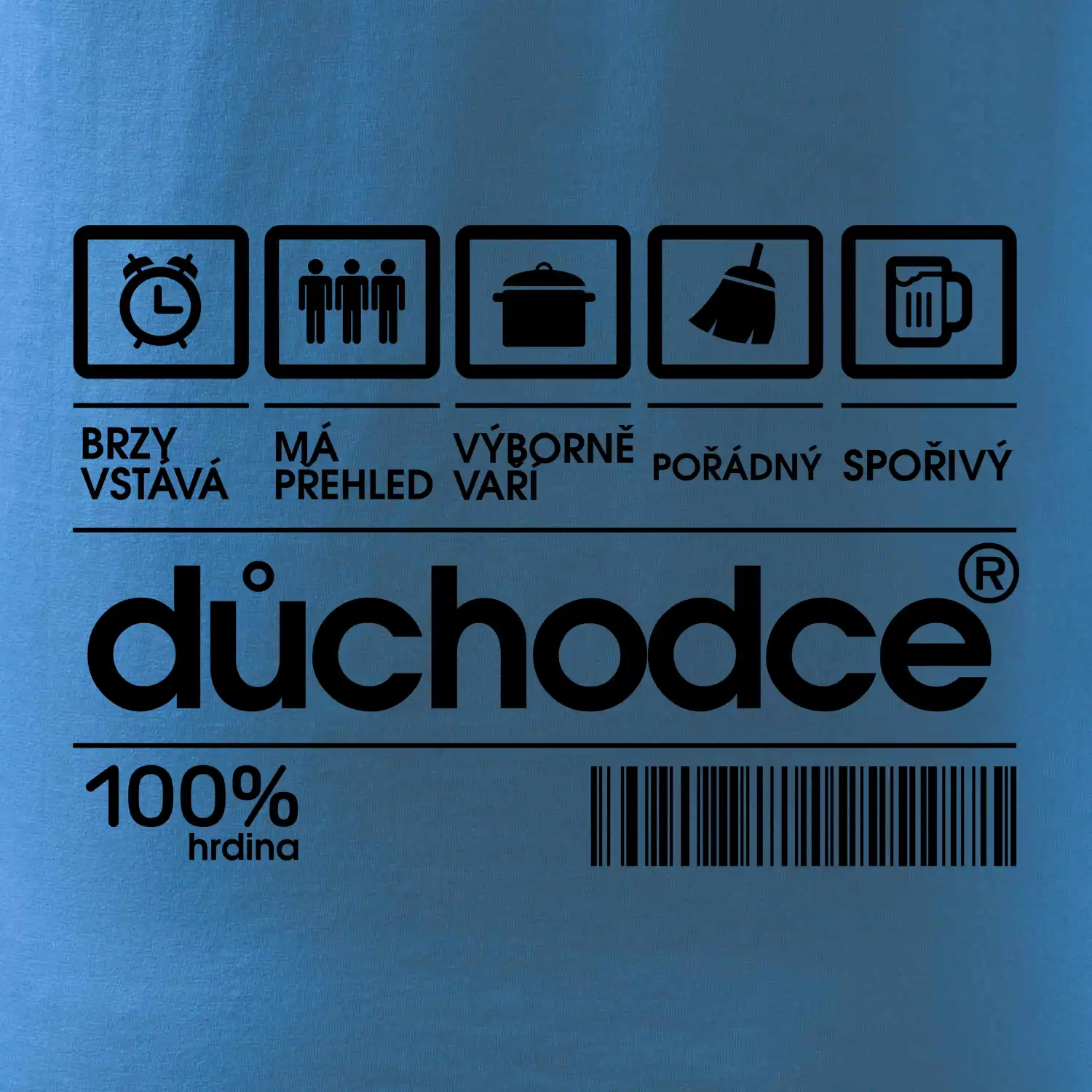 Čárový kód důchodce