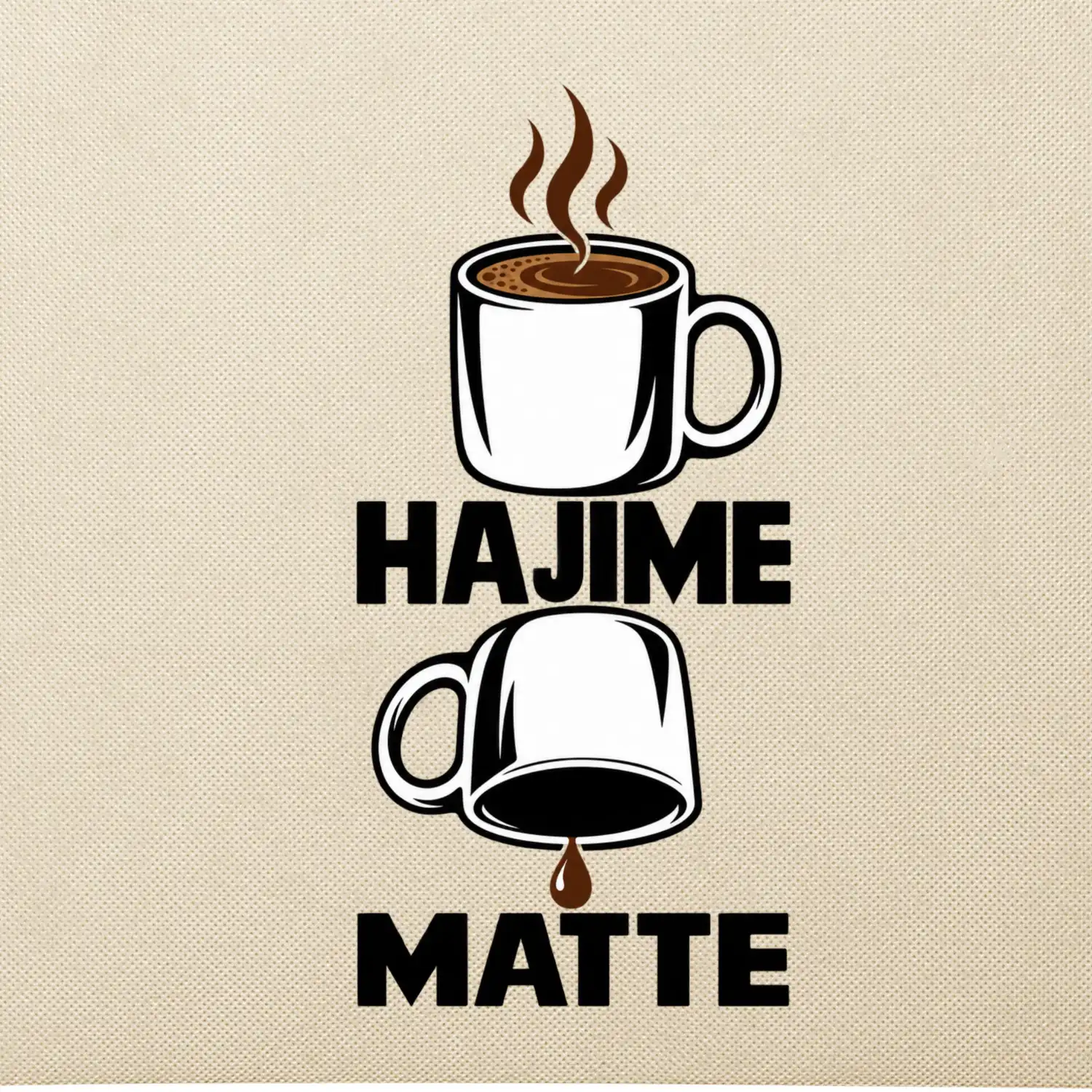 Hajime matte káva judo