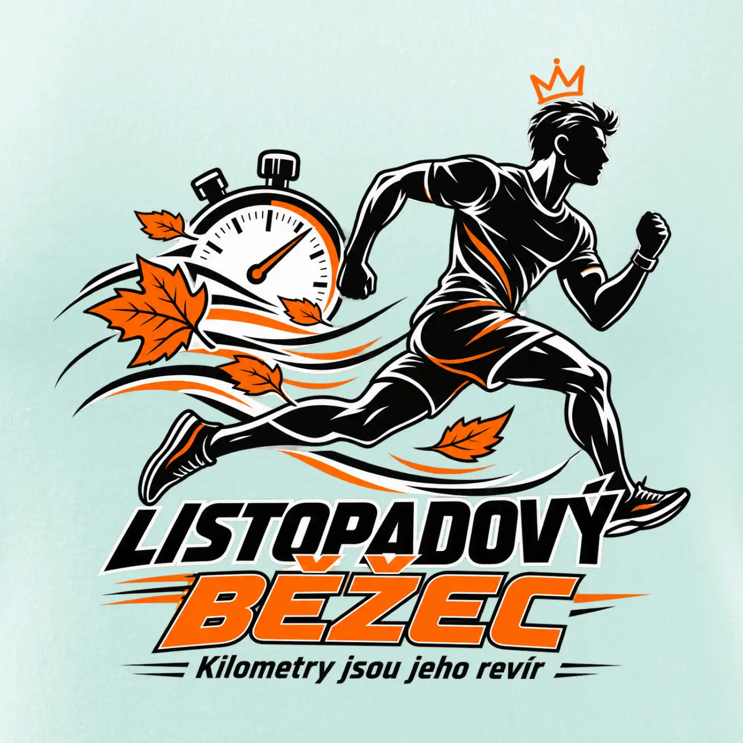 Listopadový běžec se stopkami a korunou