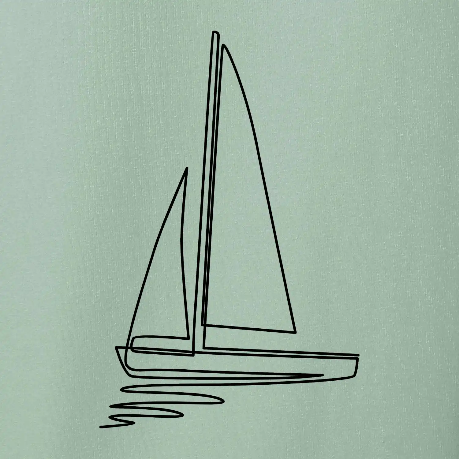 Plachetnice jedním tahem