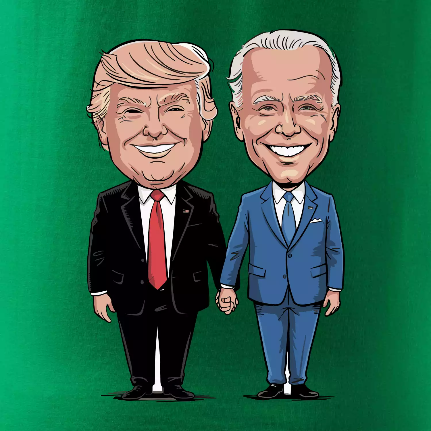 Trump a Biden - velký kamarádi