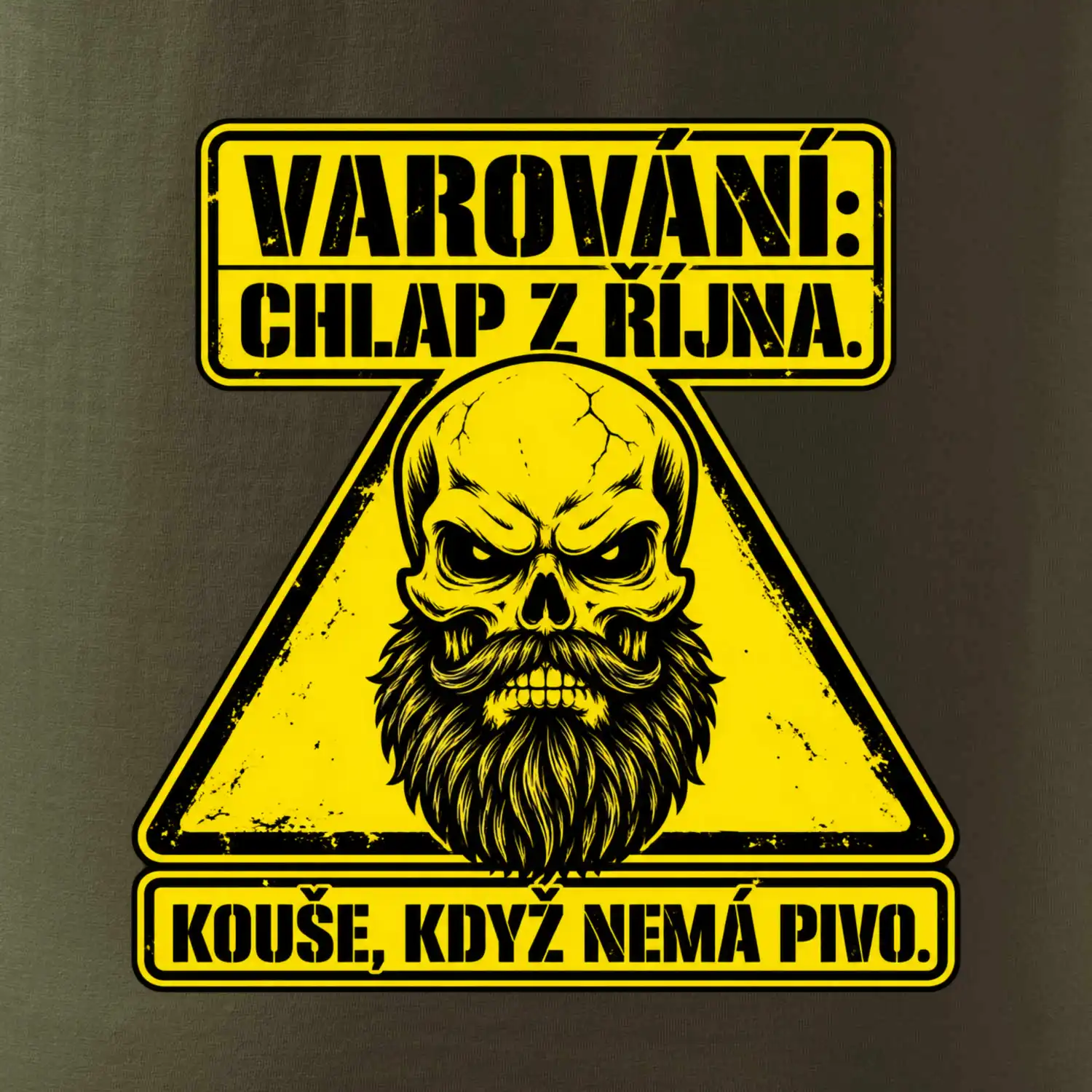 Varování chlap z října kouše když nemá pivo
