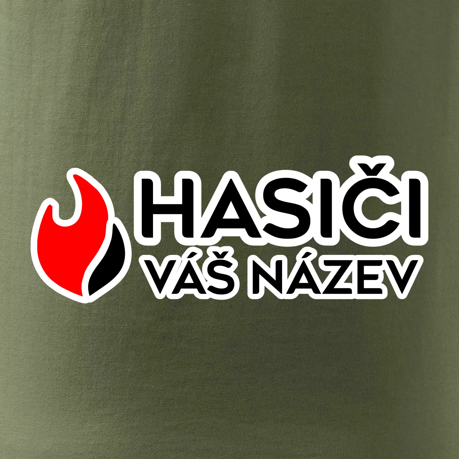 Hasiči půlený oheň - vlastní název