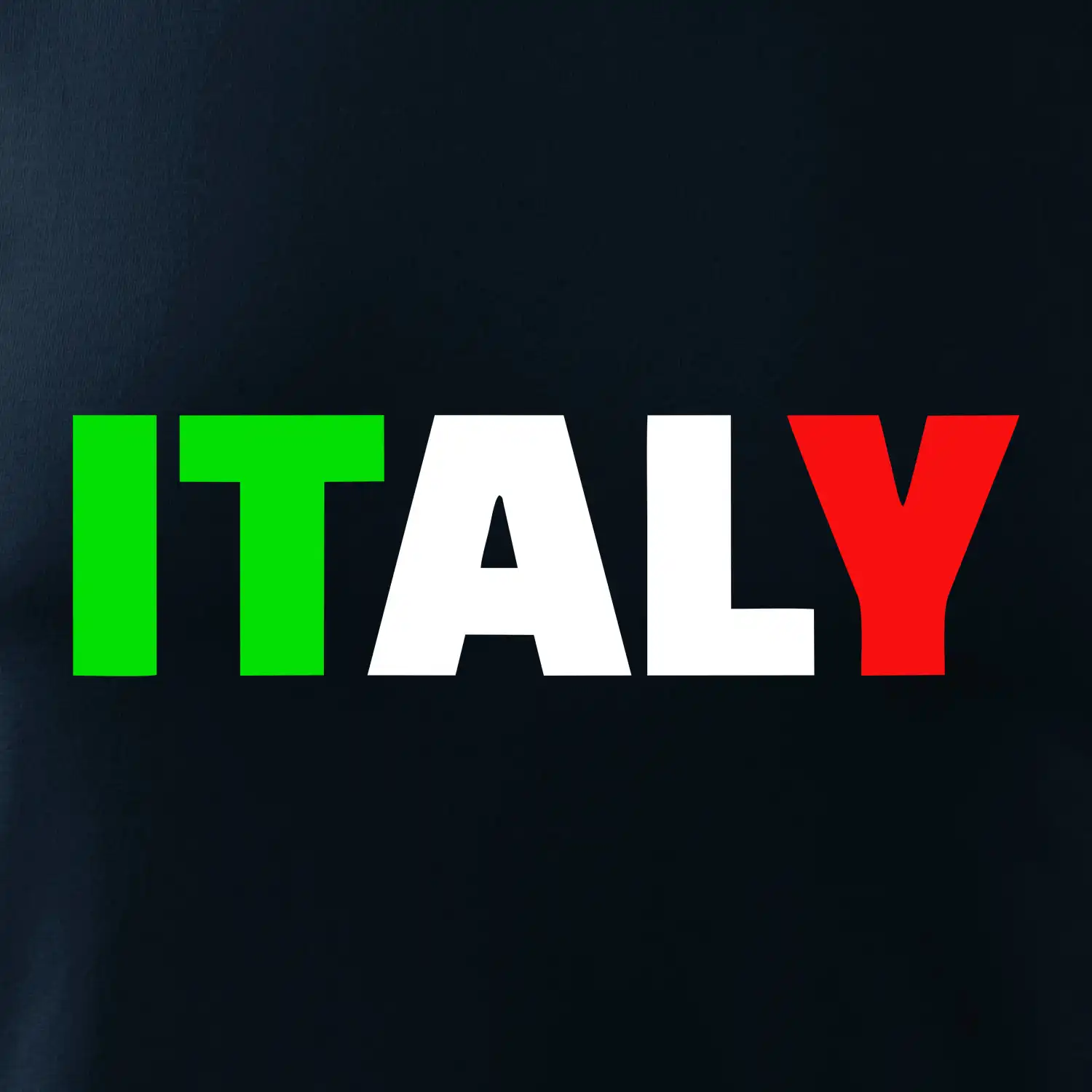 Italy Nápis