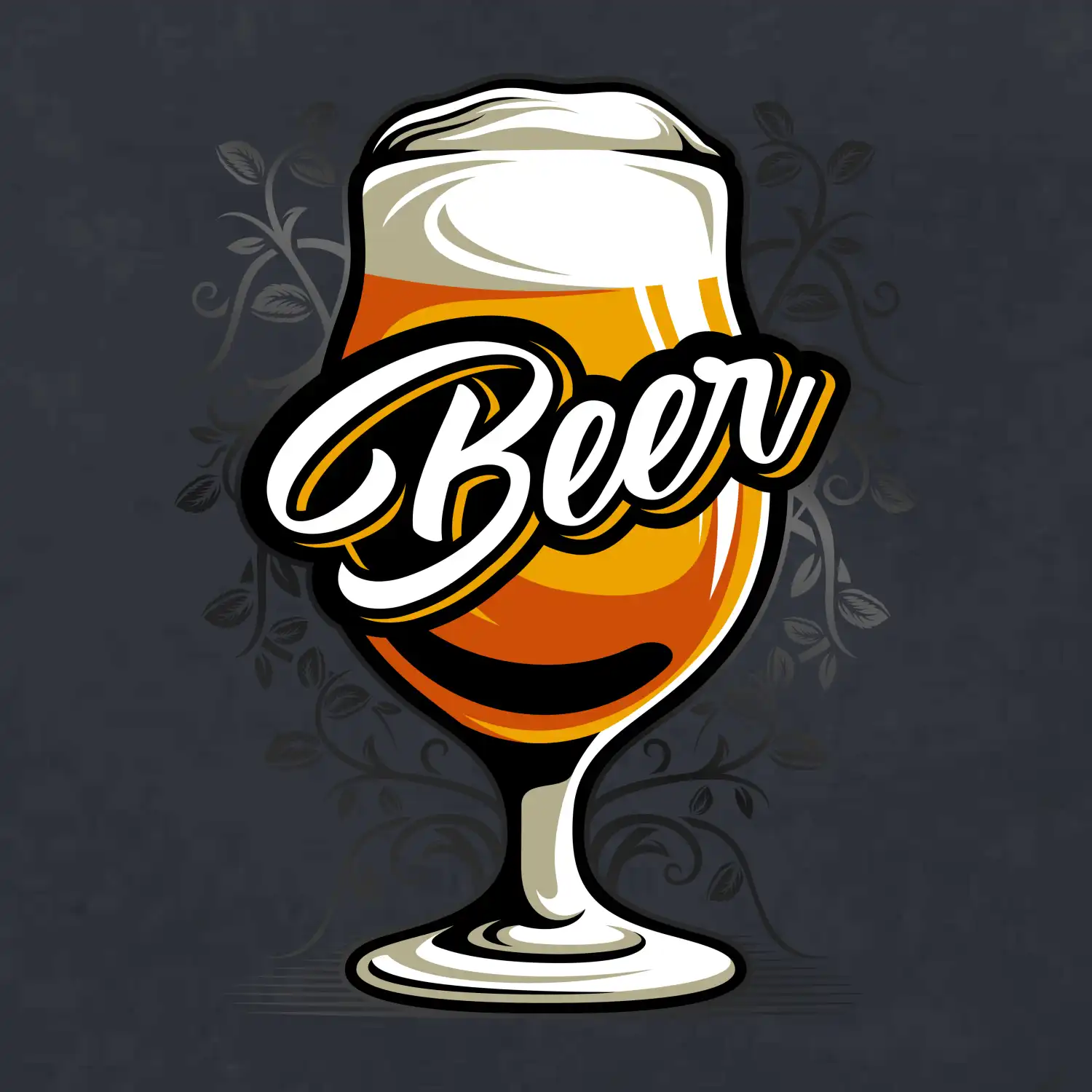 Beer sklenice s nožkou