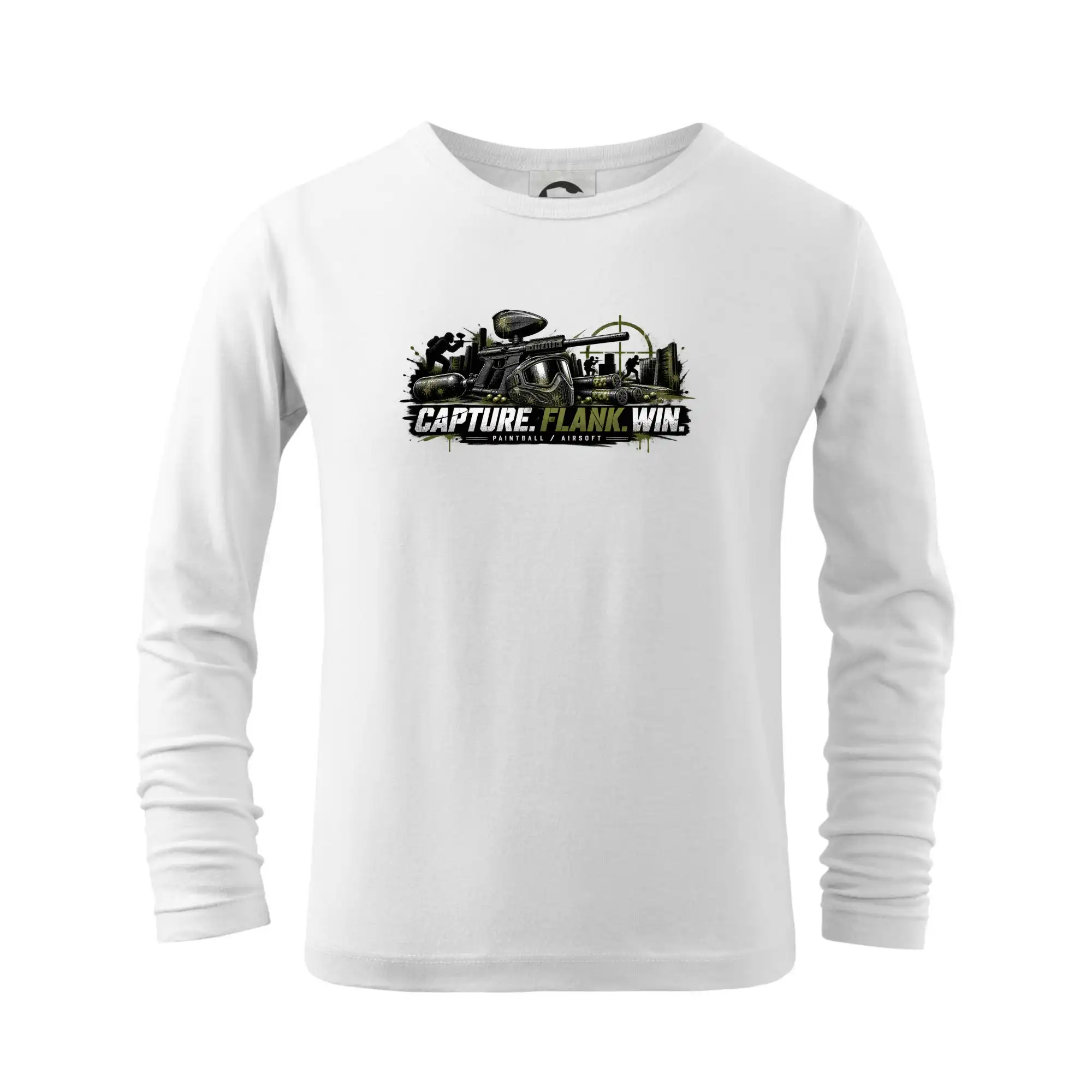 Taktika capture flank win paintball