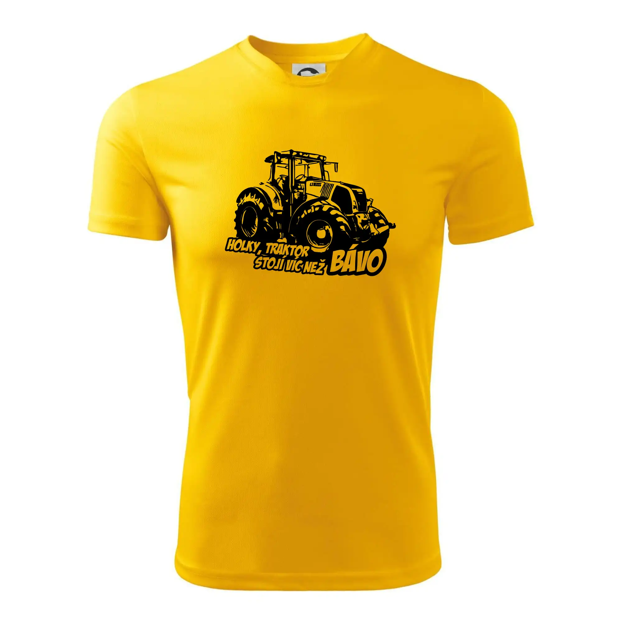 Holky, traktor stojí víc než bávo