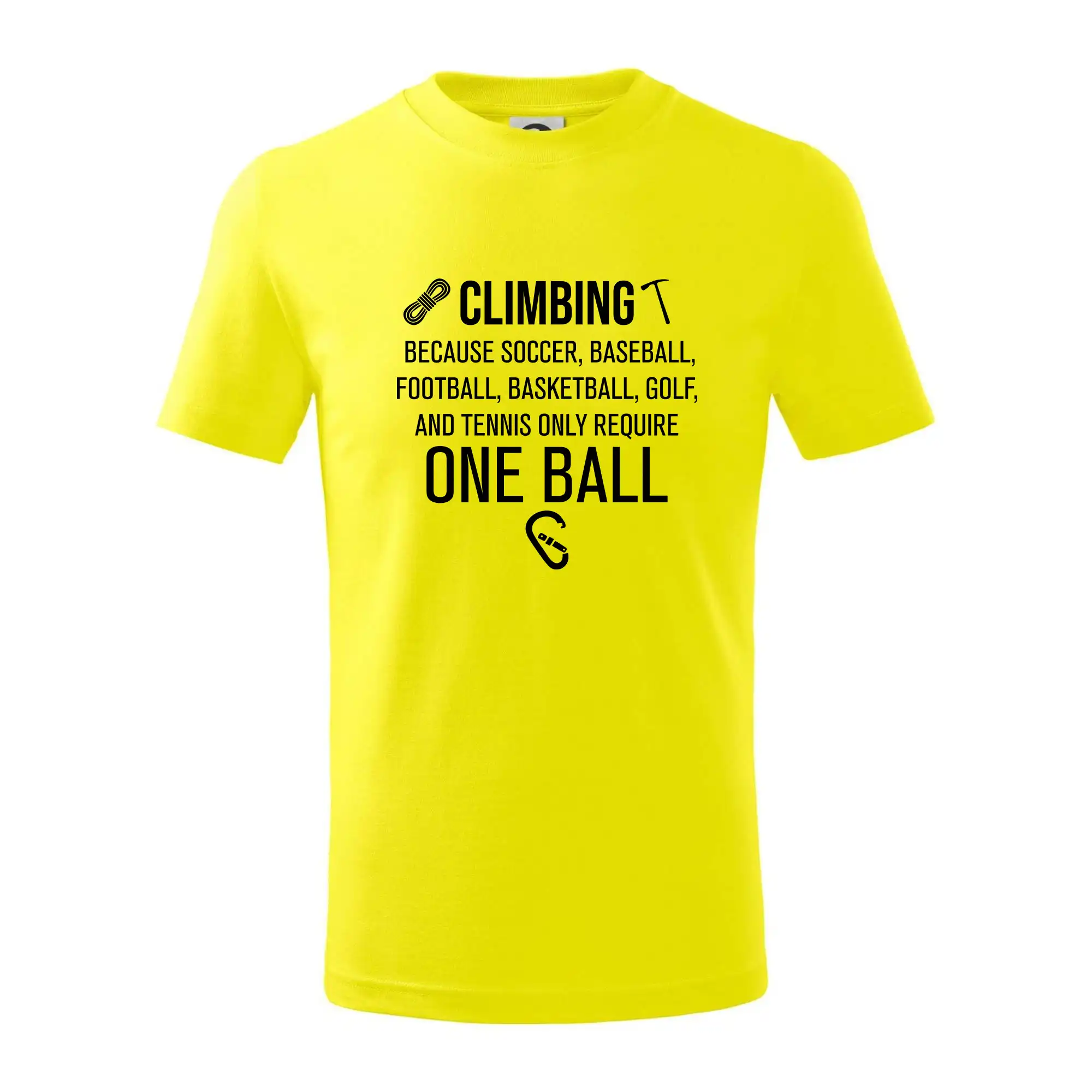 Climbing beacause one ball