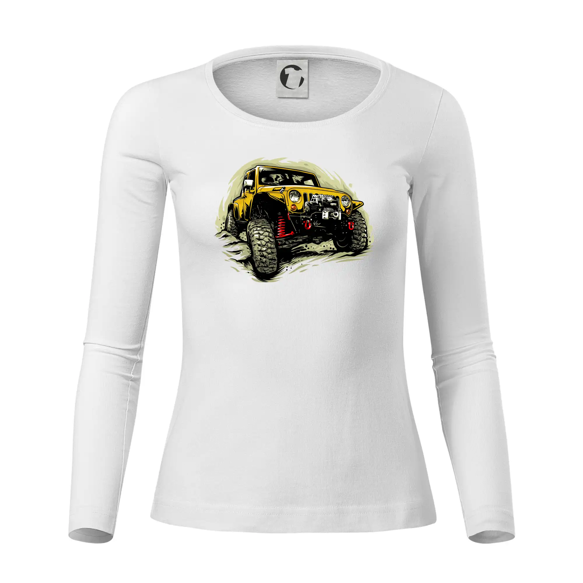 Žlutý offroad s navijákem