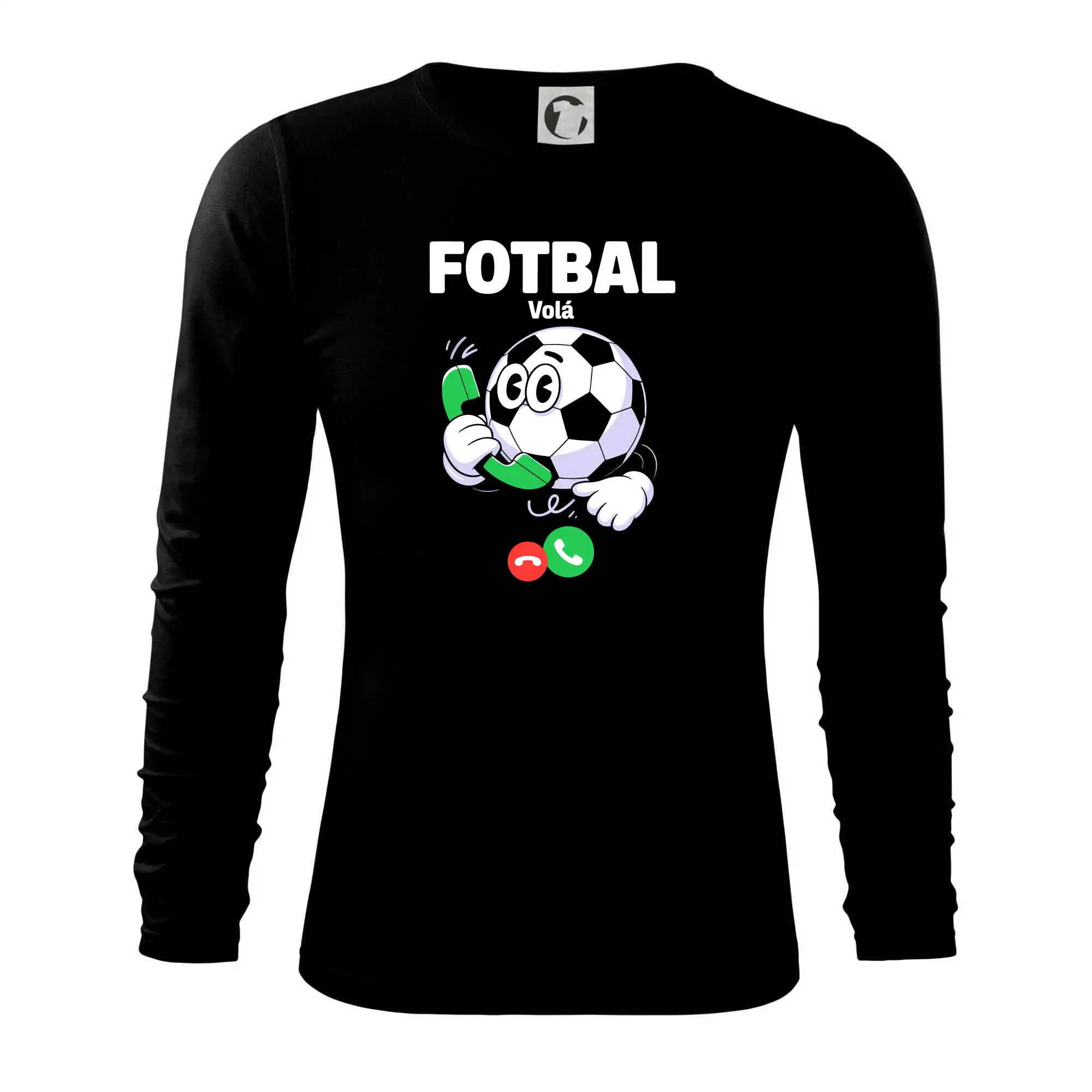 Karikatura fotbal volá