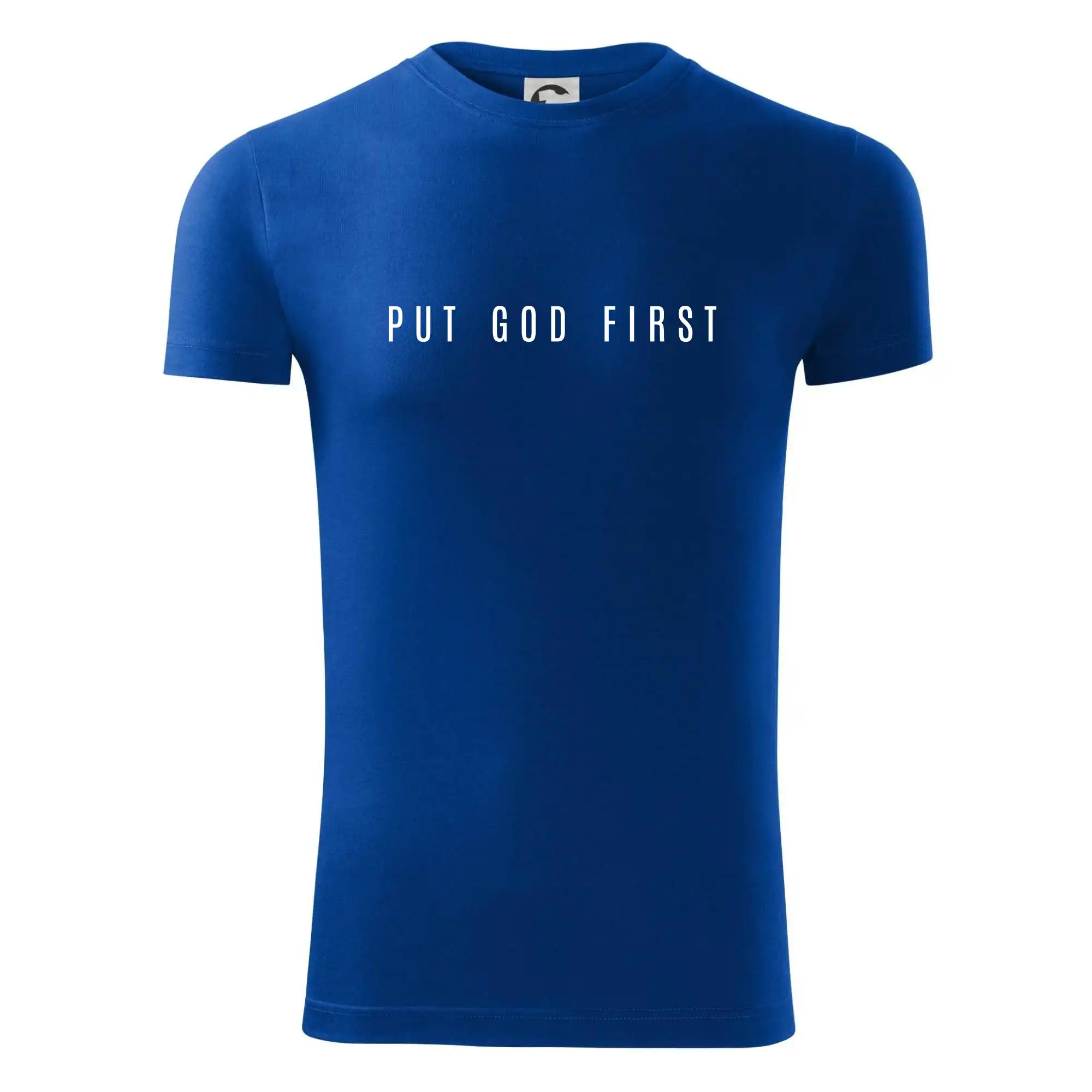 Put God first slabý nápis