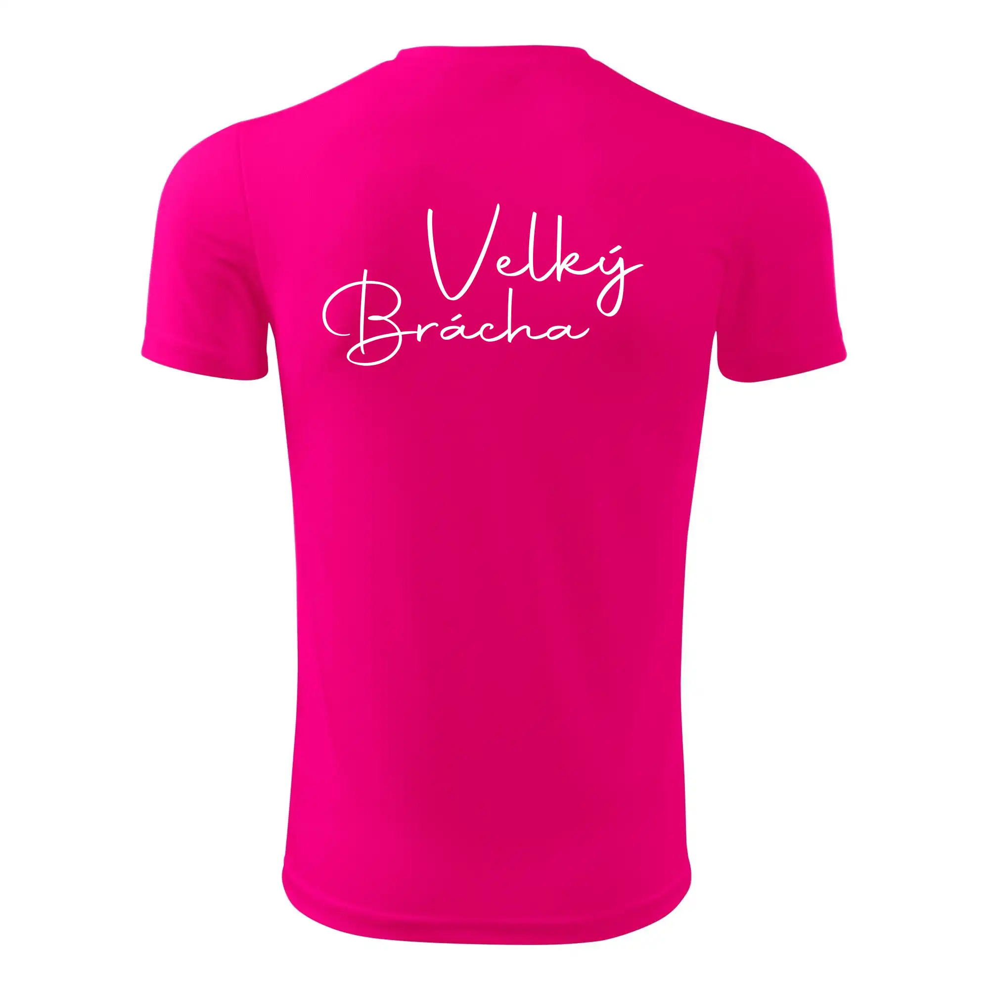 Velký brácha - nápis na zádech