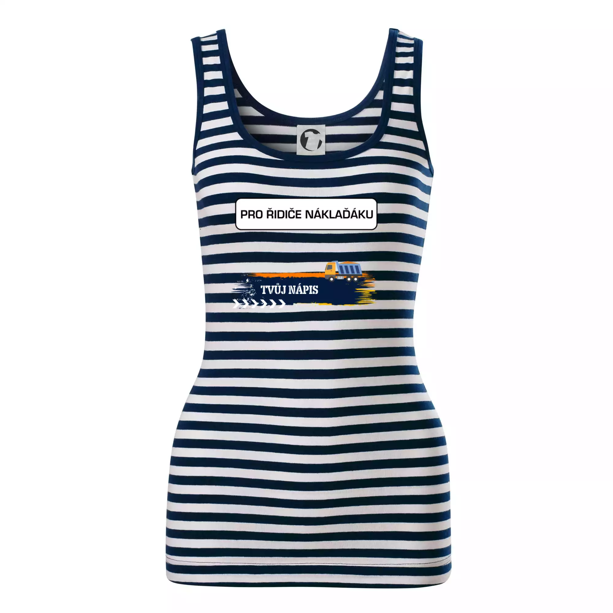 Stavba - vlastní nápis - náklaďák