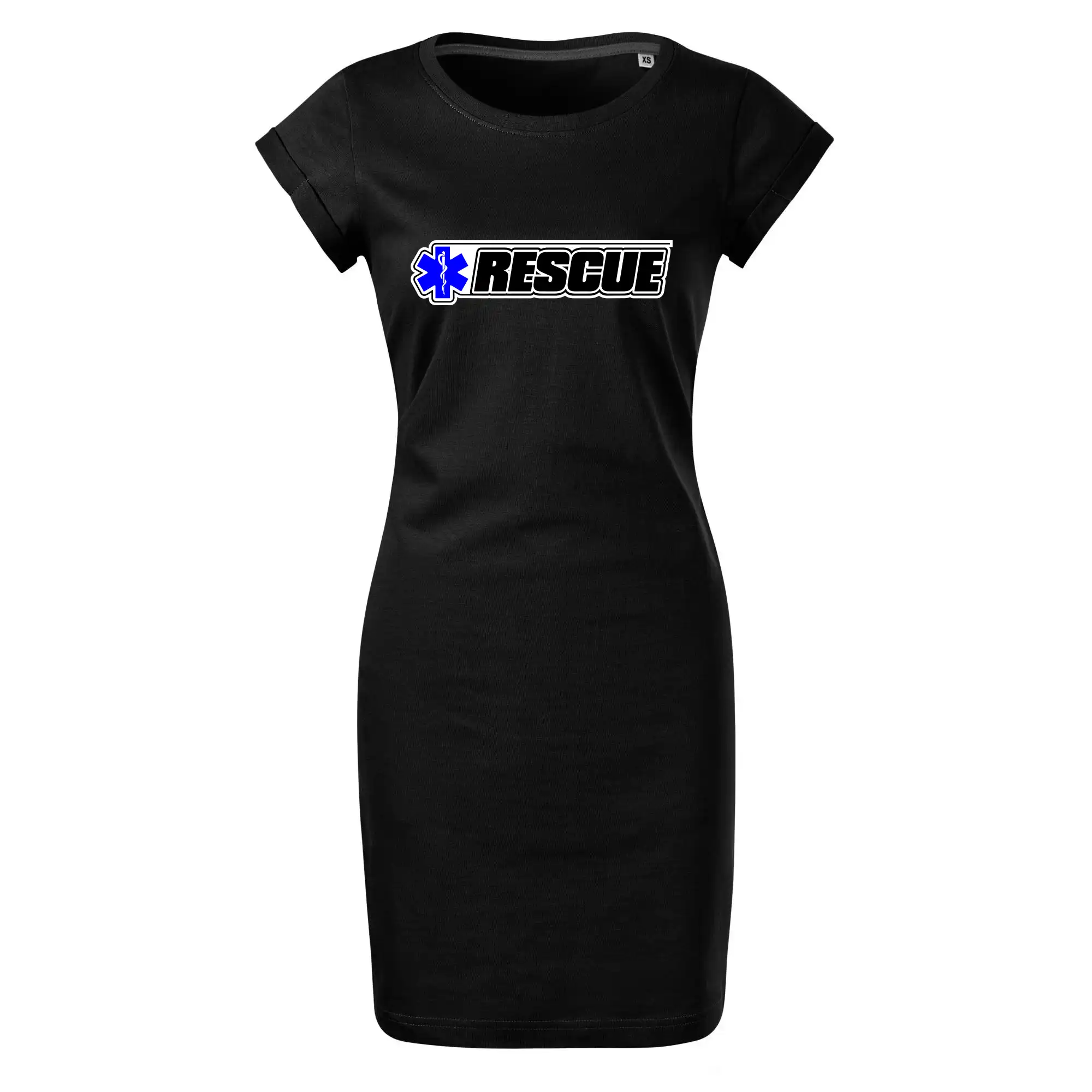 Záchranář rescue kříž modrý