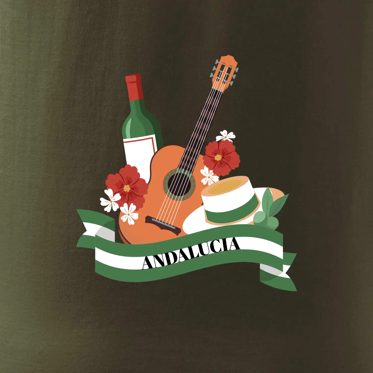 Andalucia kytara a stuha