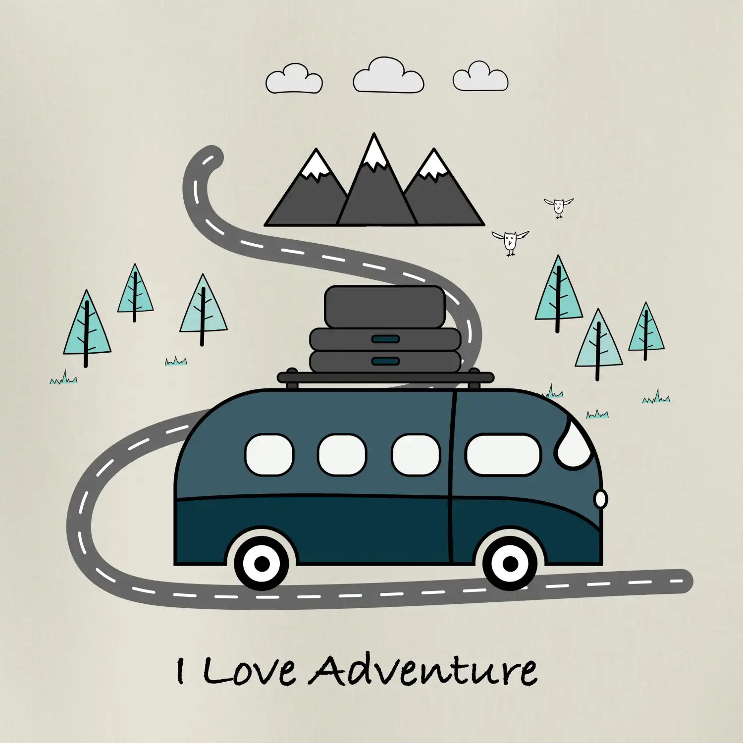 Cesta přírodou I love Adventure