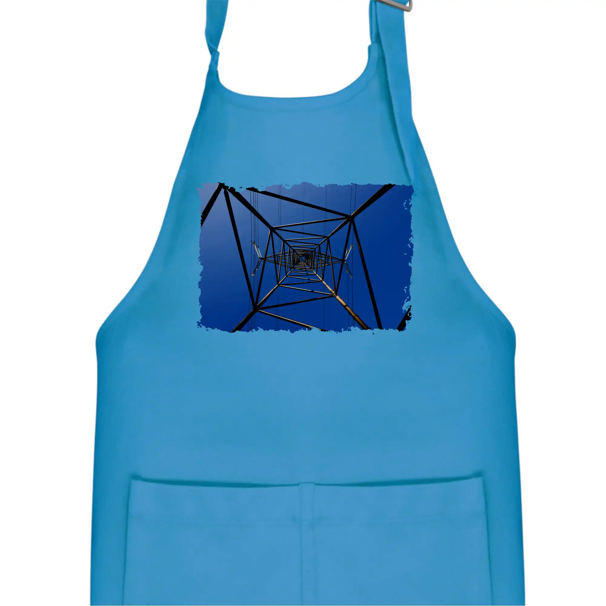 Stožár vysokého napětí zespodu