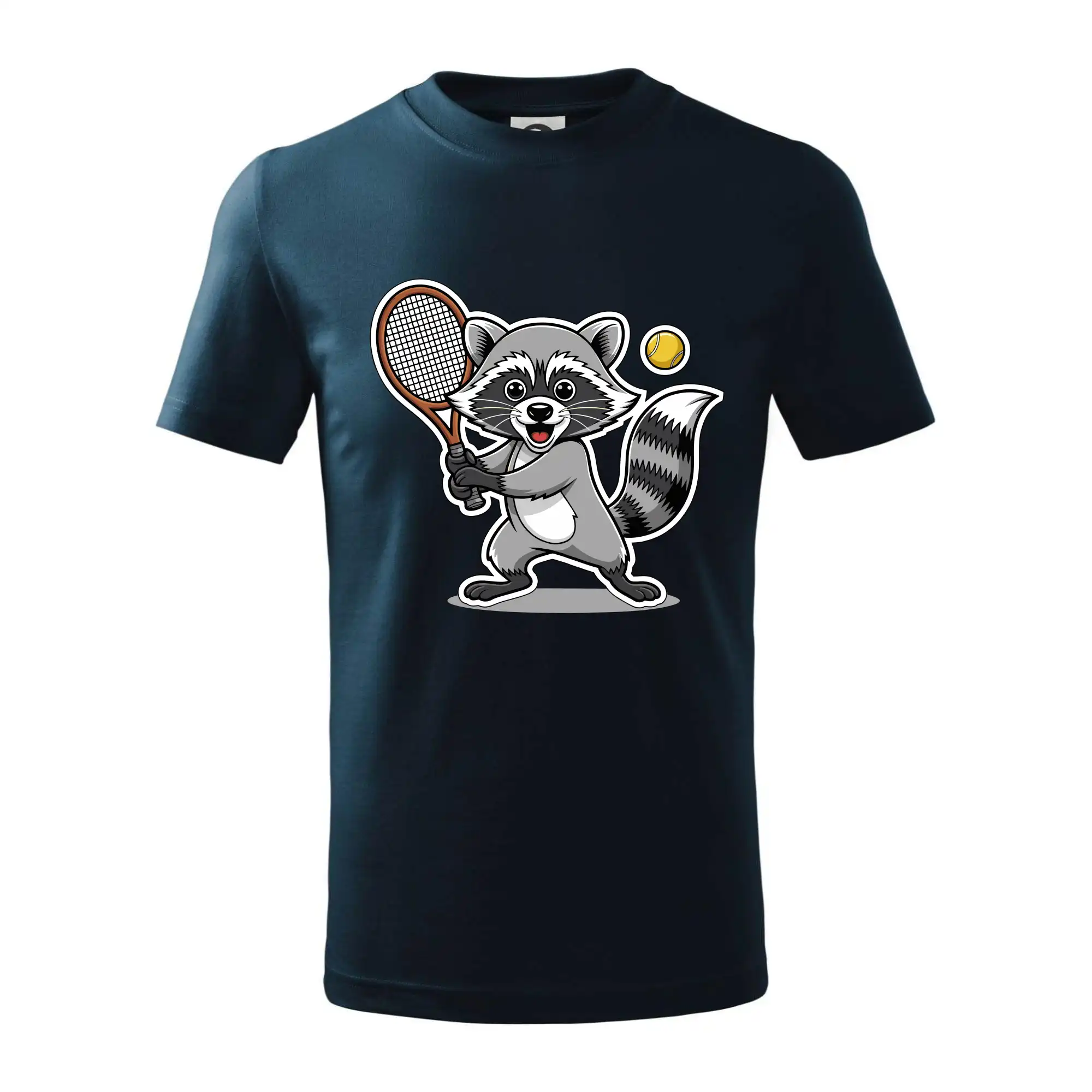 Mýval hraje tenis kreslený