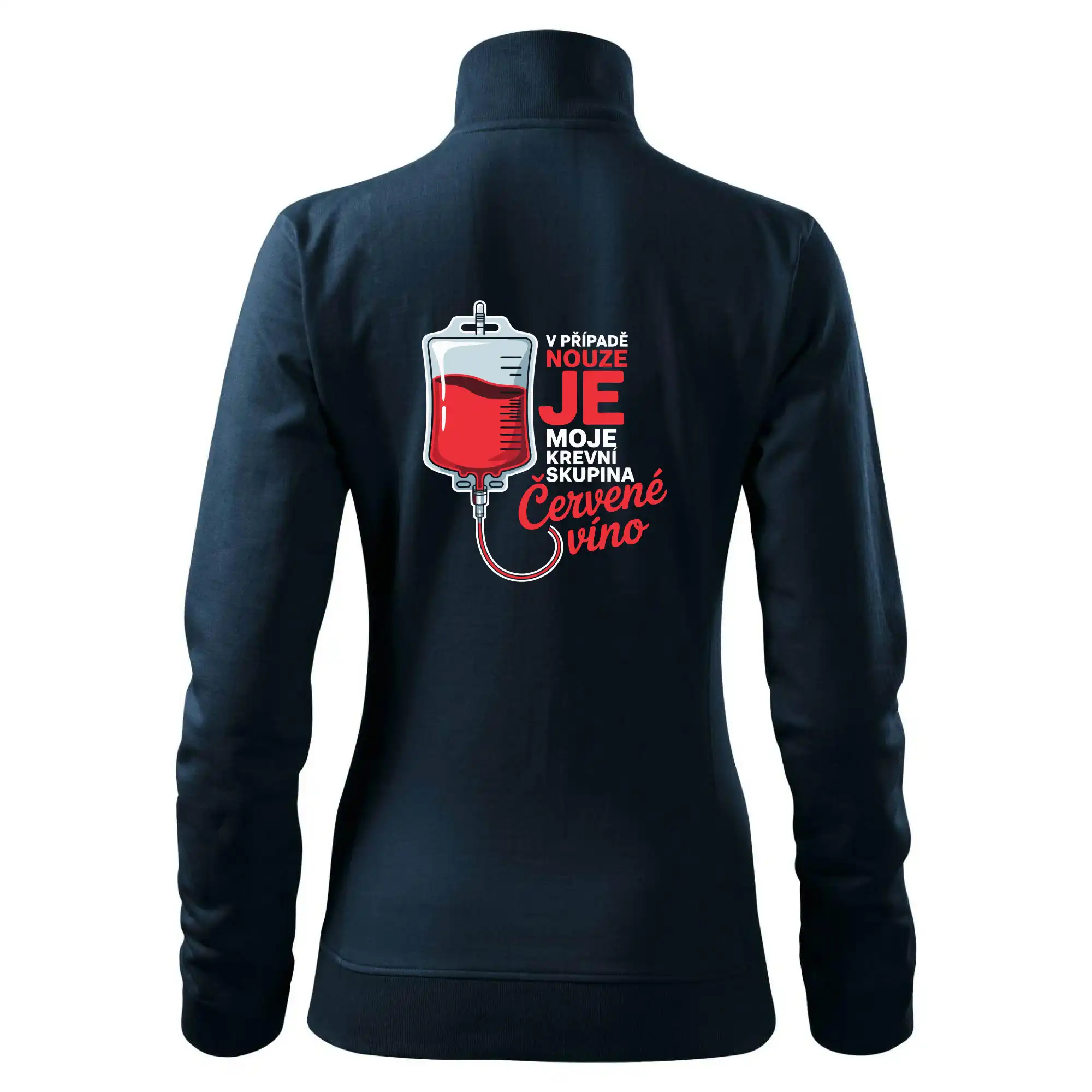 V případě nouze je moje krevní skupina červené víno