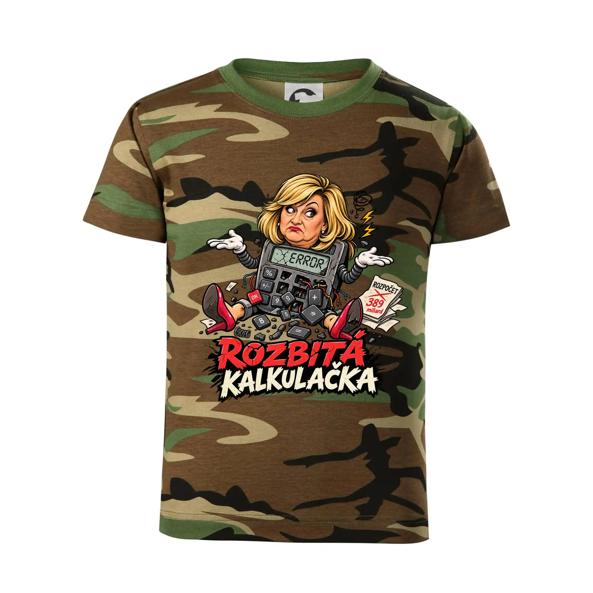 Alenka - rozbitá kalkulačka