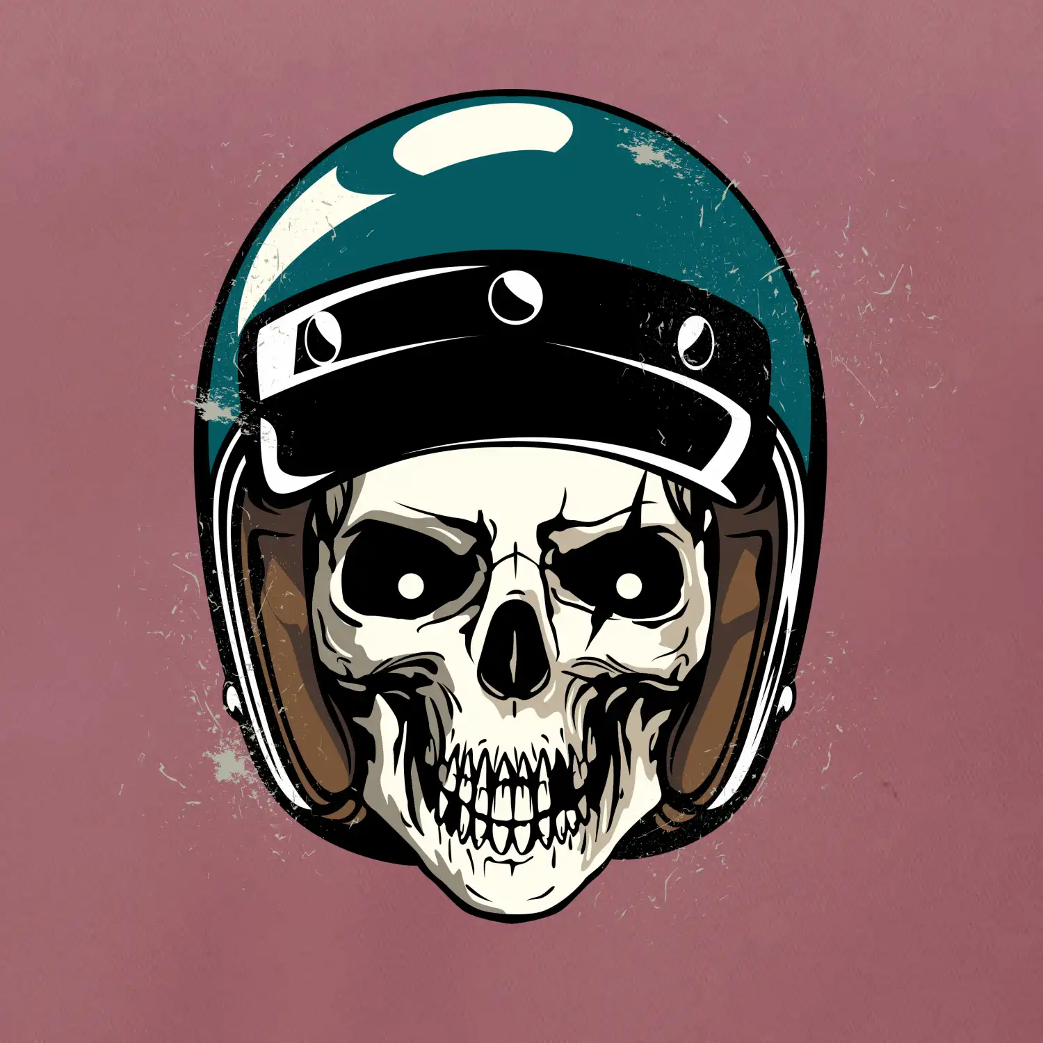Moto helma modrá