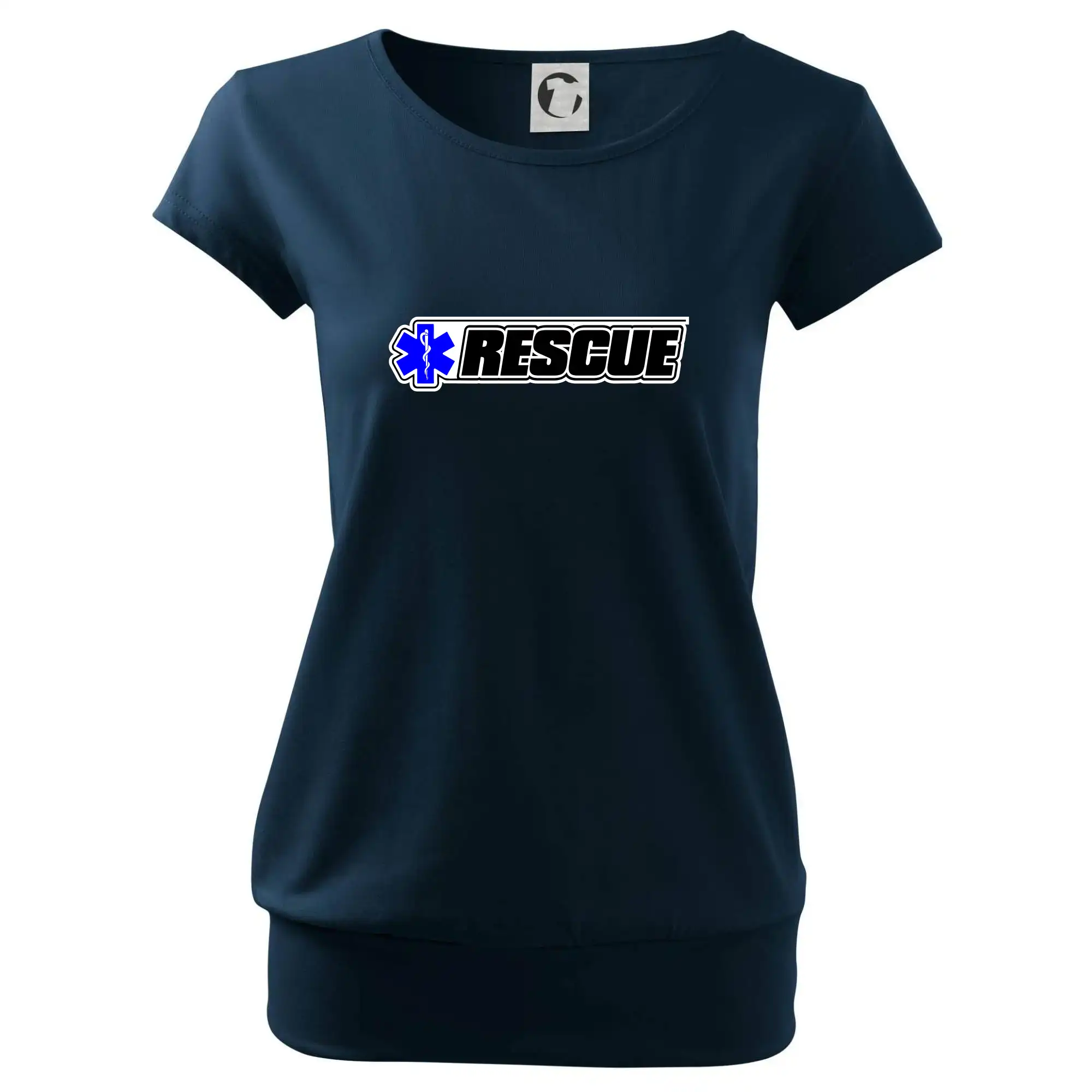 Záchranář rescue kříž modrý