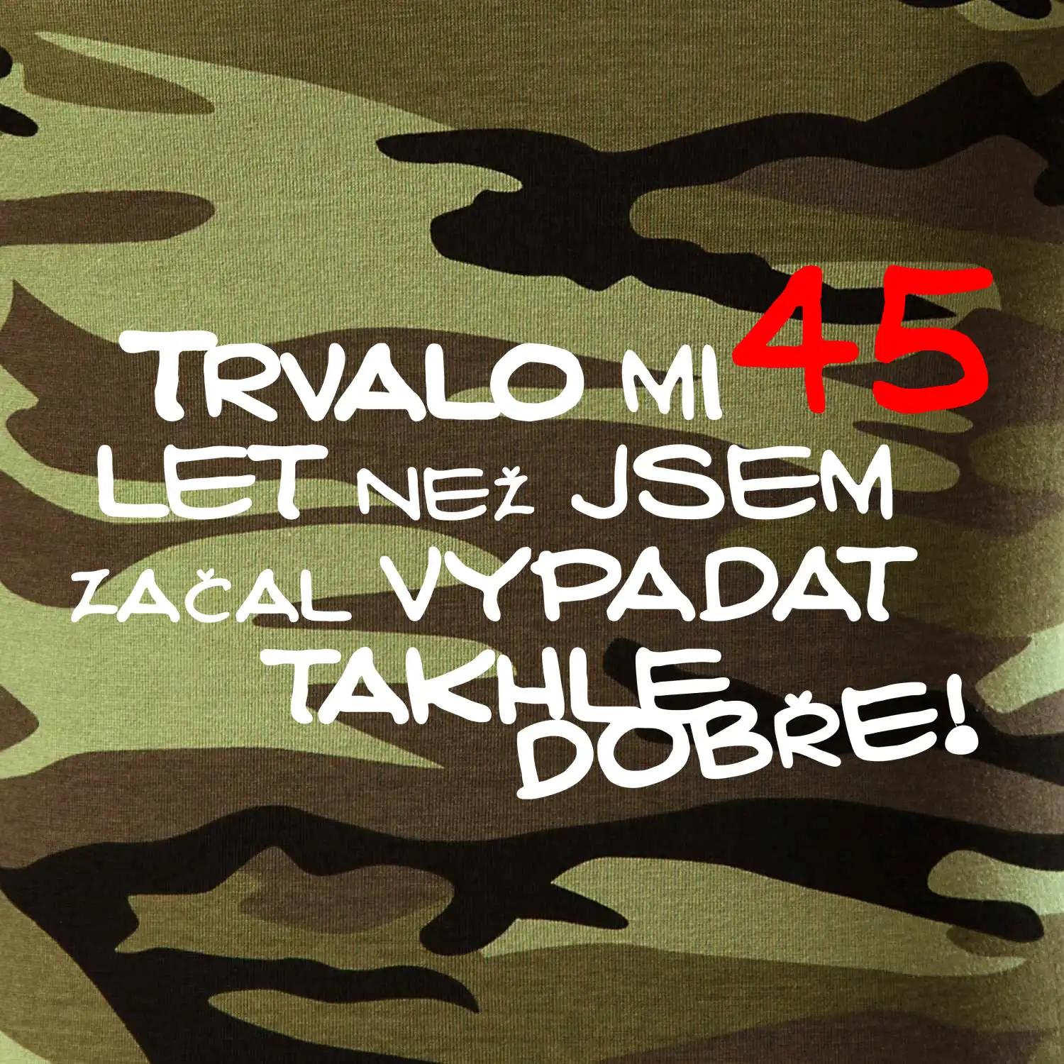Trvalo mi 45 let než jsem začal vypadat takhle dobře