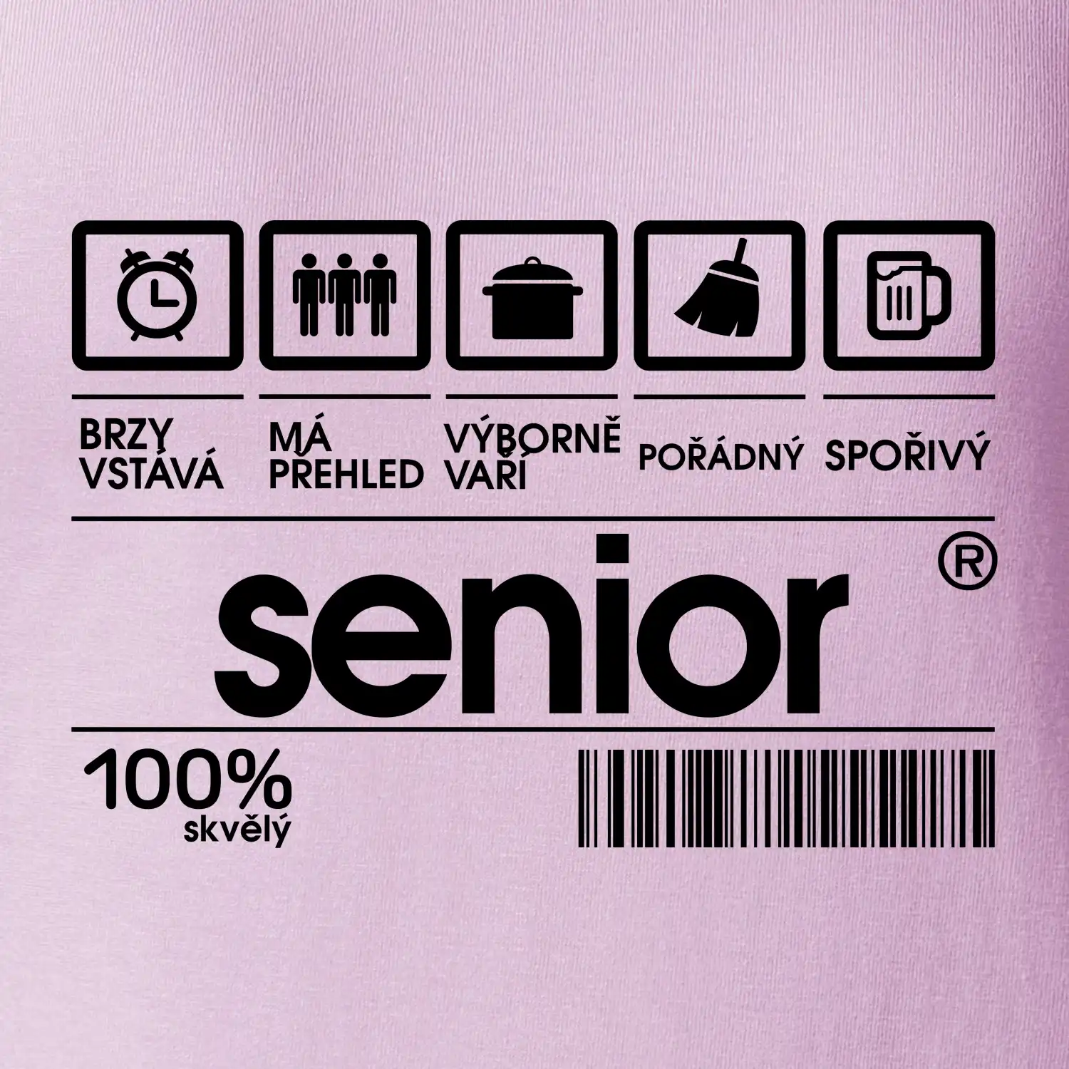 Čárový kód senior