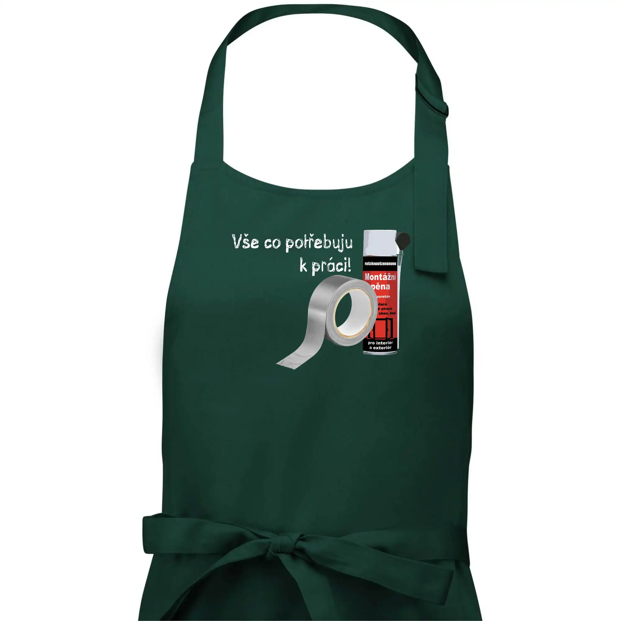 Pěna  a páska - vše co potřebuji k práci