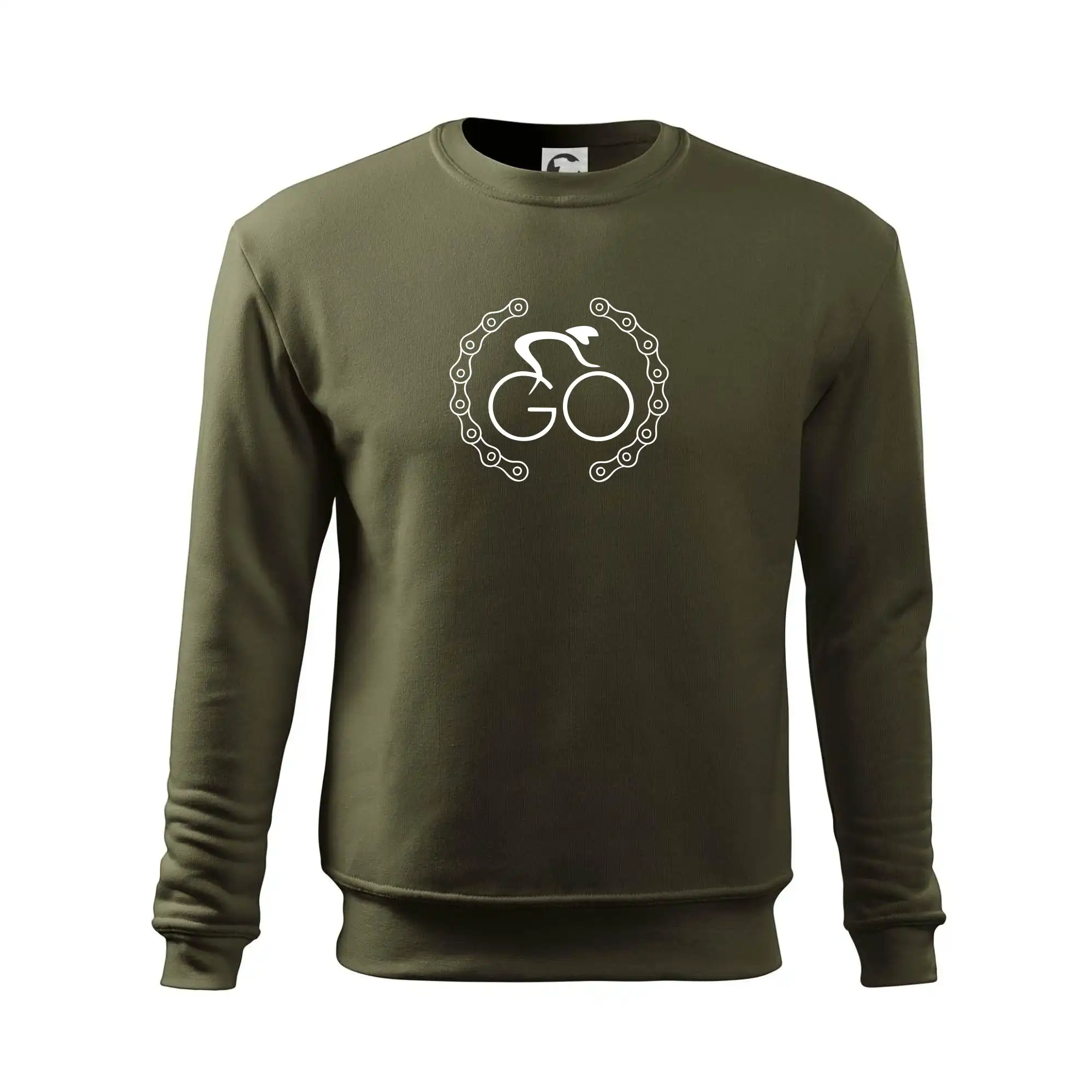 Logo cyklisty a řetěz