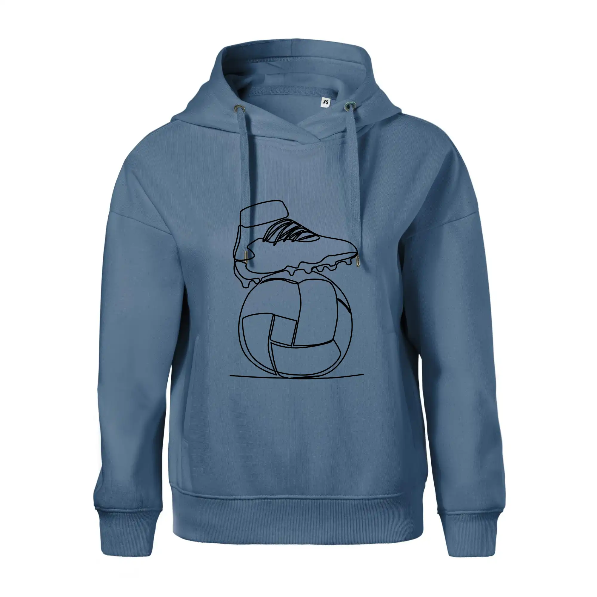 Fotbalový míč kopačka jedním tahem