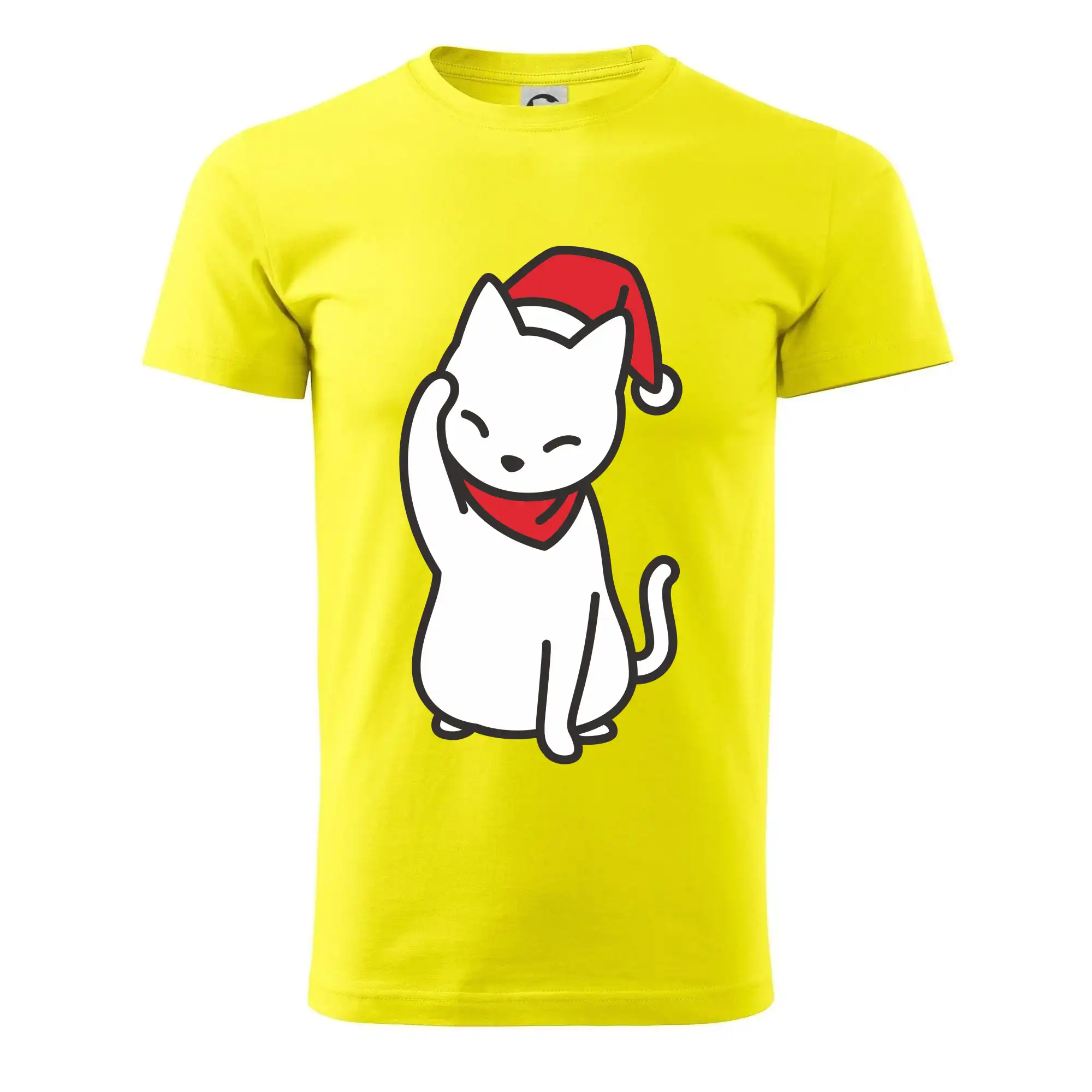 Vánoční kočka mávající